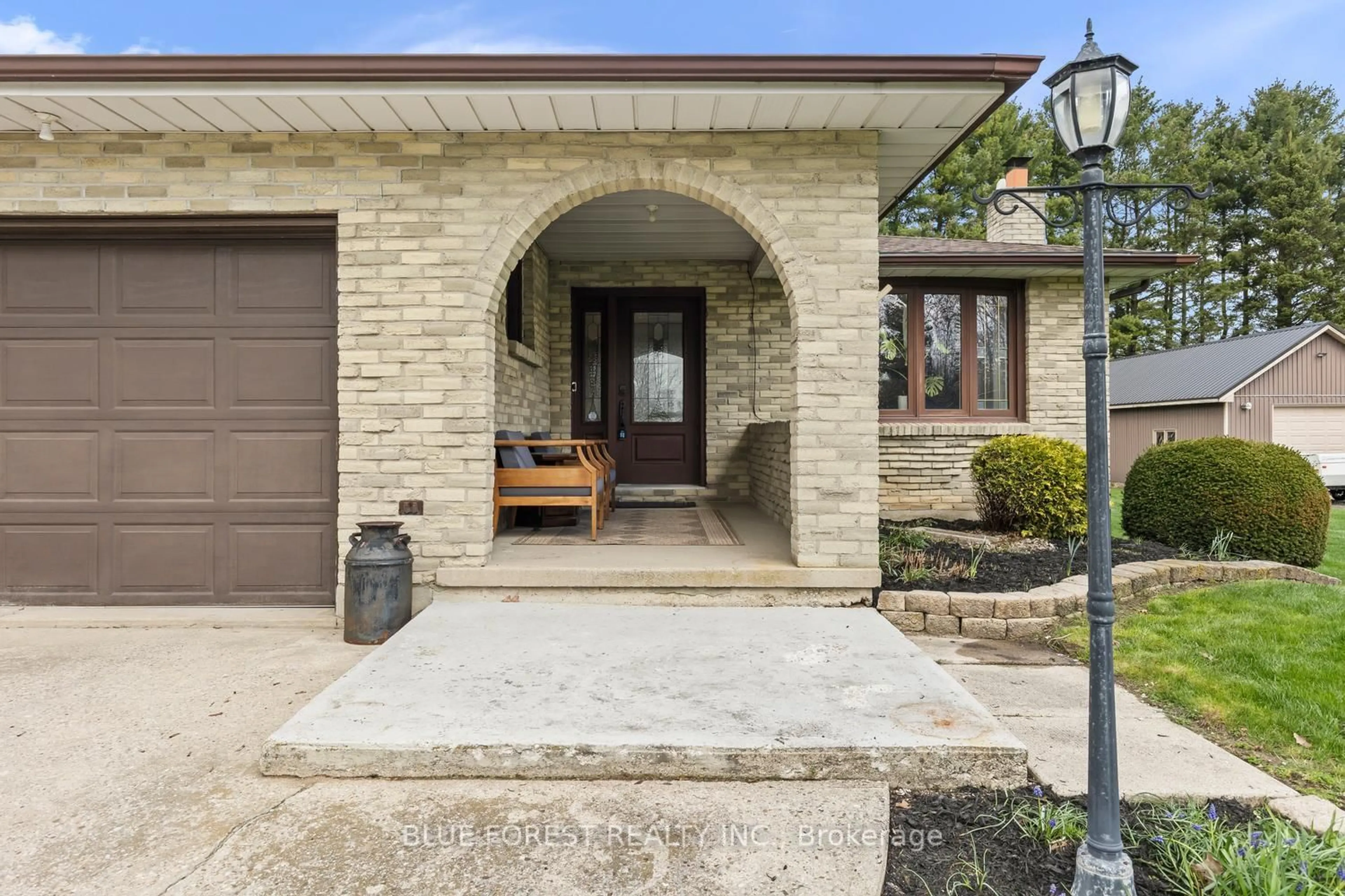 Home with brick exterior material, street for 2362 Slo Pitch Rd, Thames Centre Ontario N0L 2B0