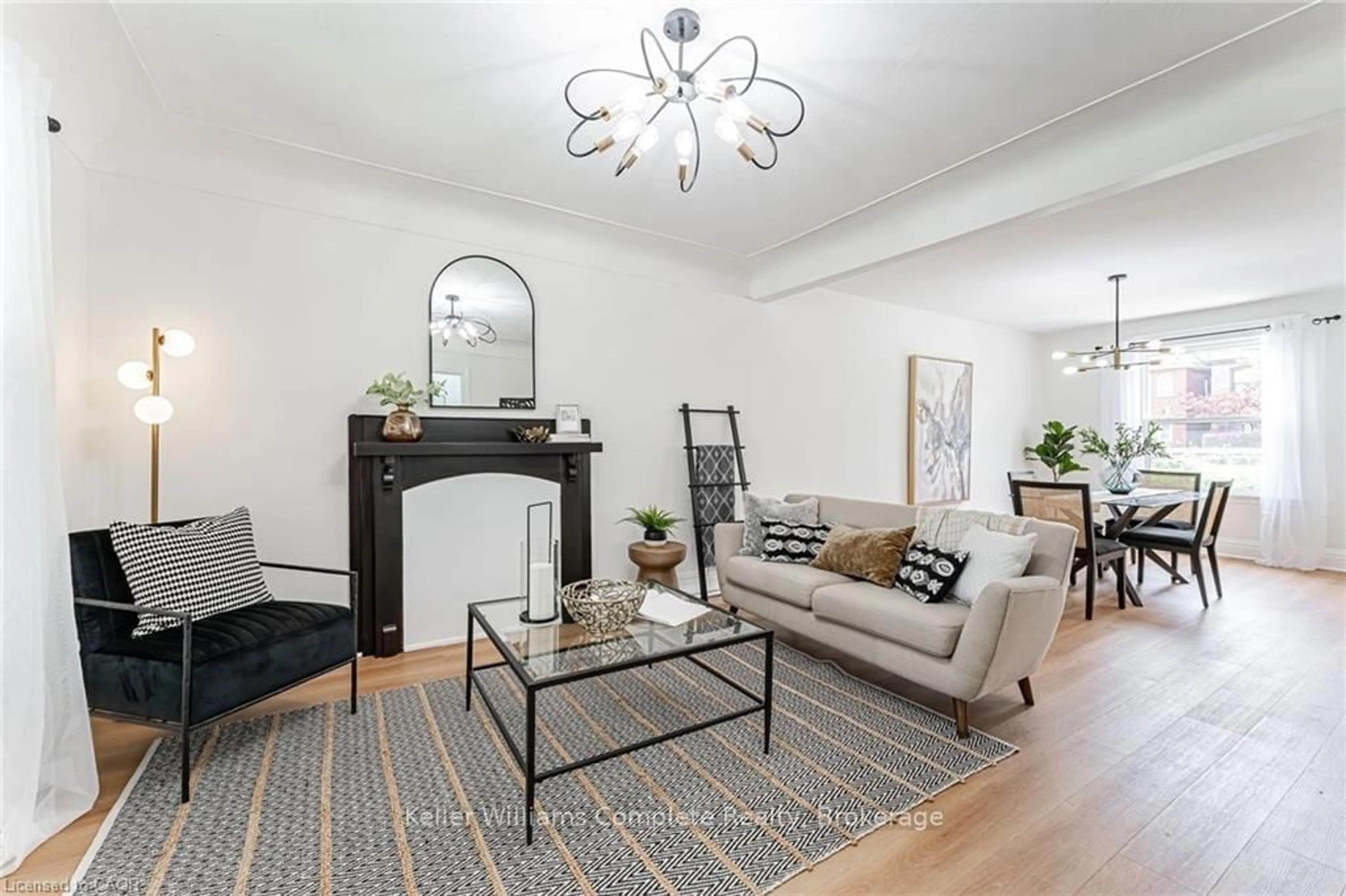 Living room with furniture, unknown for 15 Barnesdale Ave, Hamilton Ontario L8L 6R4