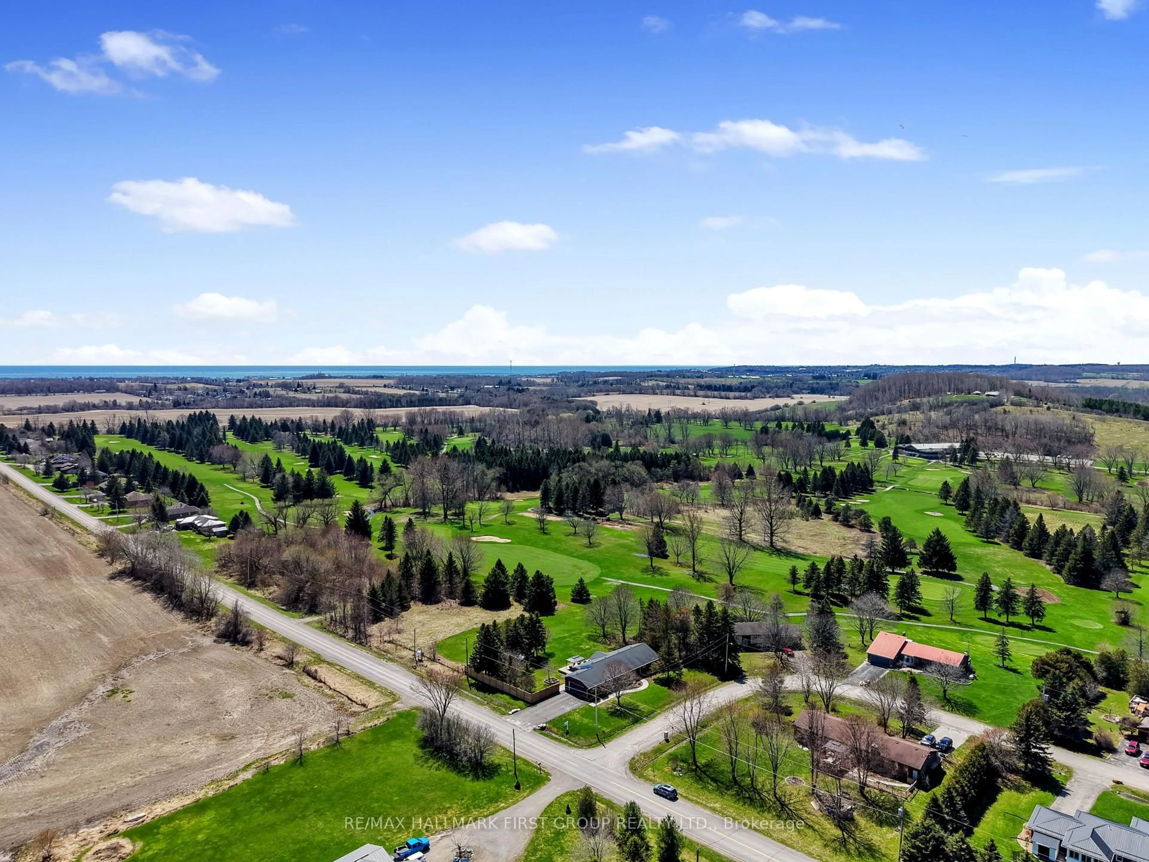 A pic from outside/outdoor area/front of a property/back of a property/a pic from drone, water/lake/river/ocean view for 2764 Theatre Rd, Hamilton Township Ontario K9A 4J7