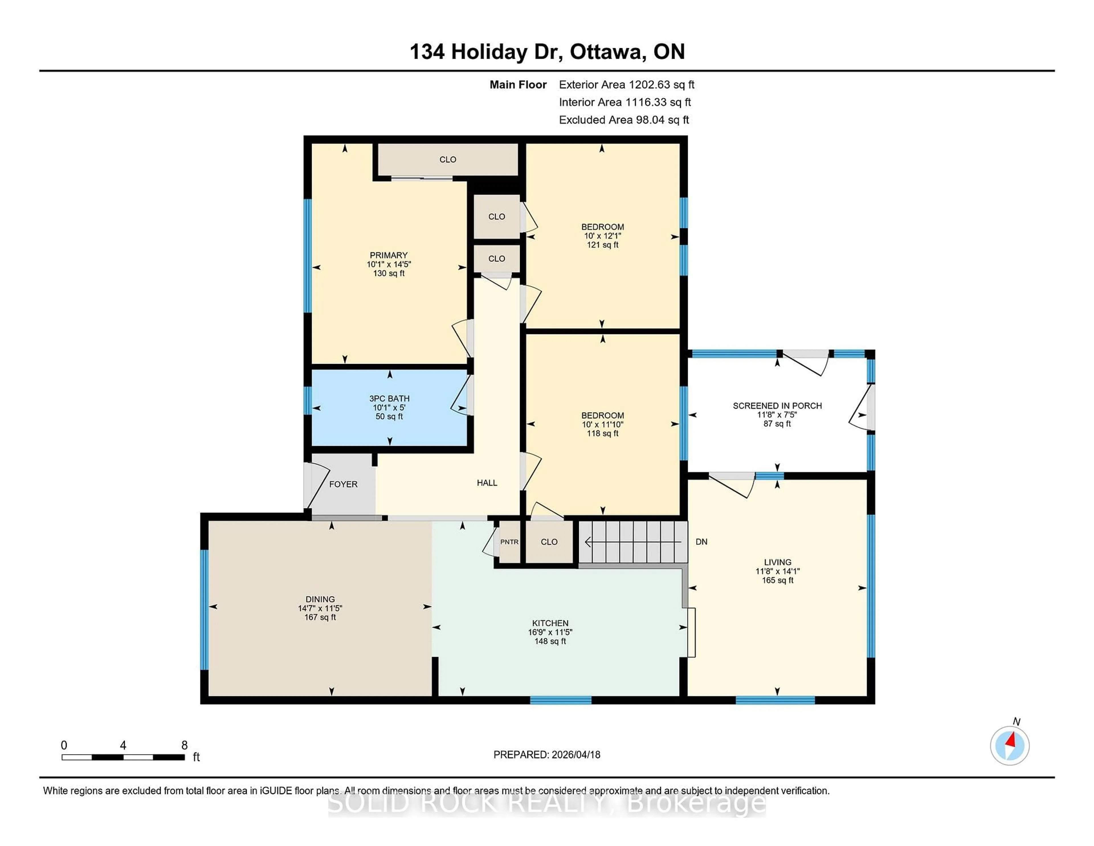 Floor plan for 134 Holiday Dr, Ottawa Ontario K0A 3M0