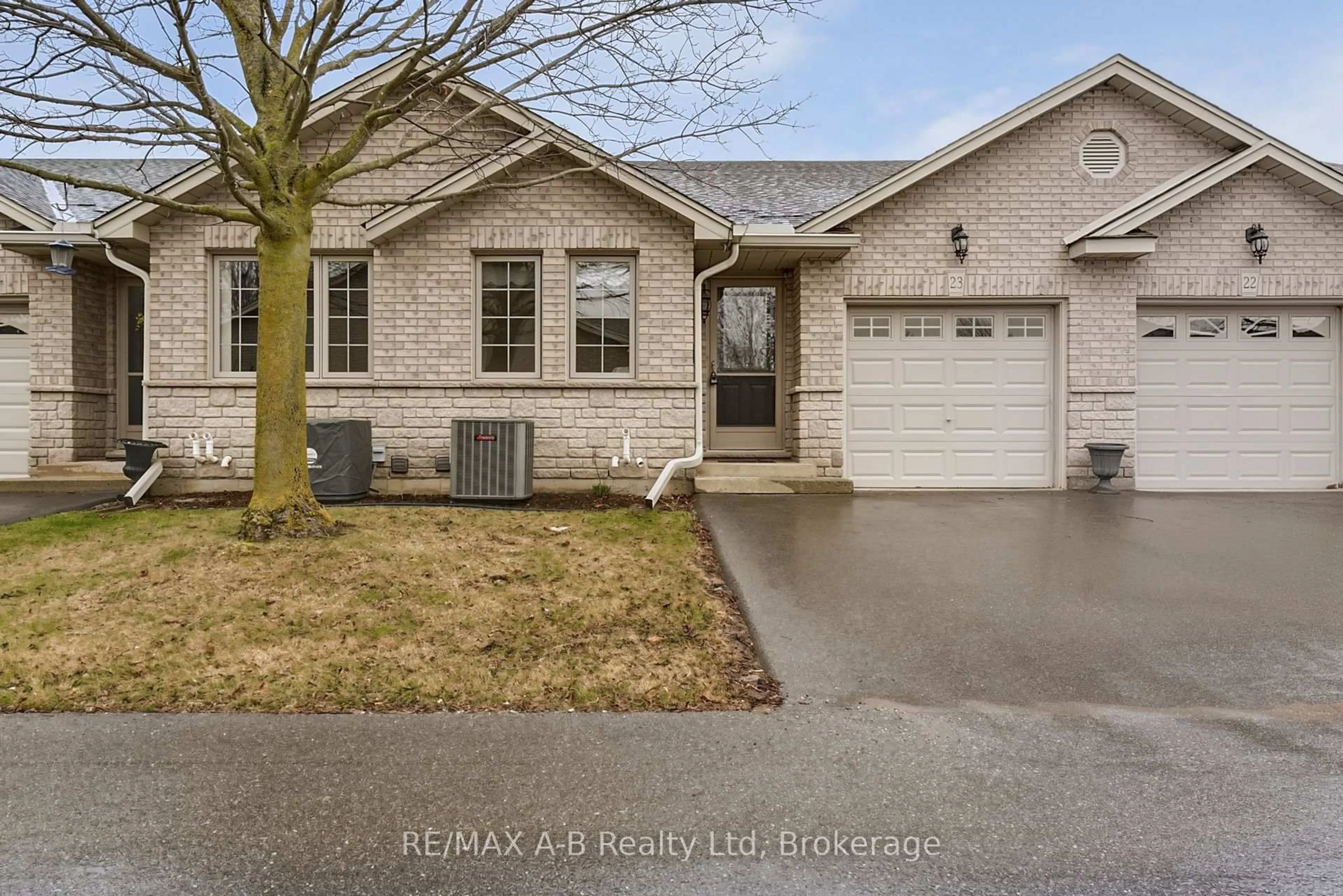 Home with brick exterior material, street for 24 Griffiths Dr #23, Brant Ontario N3L 4C5