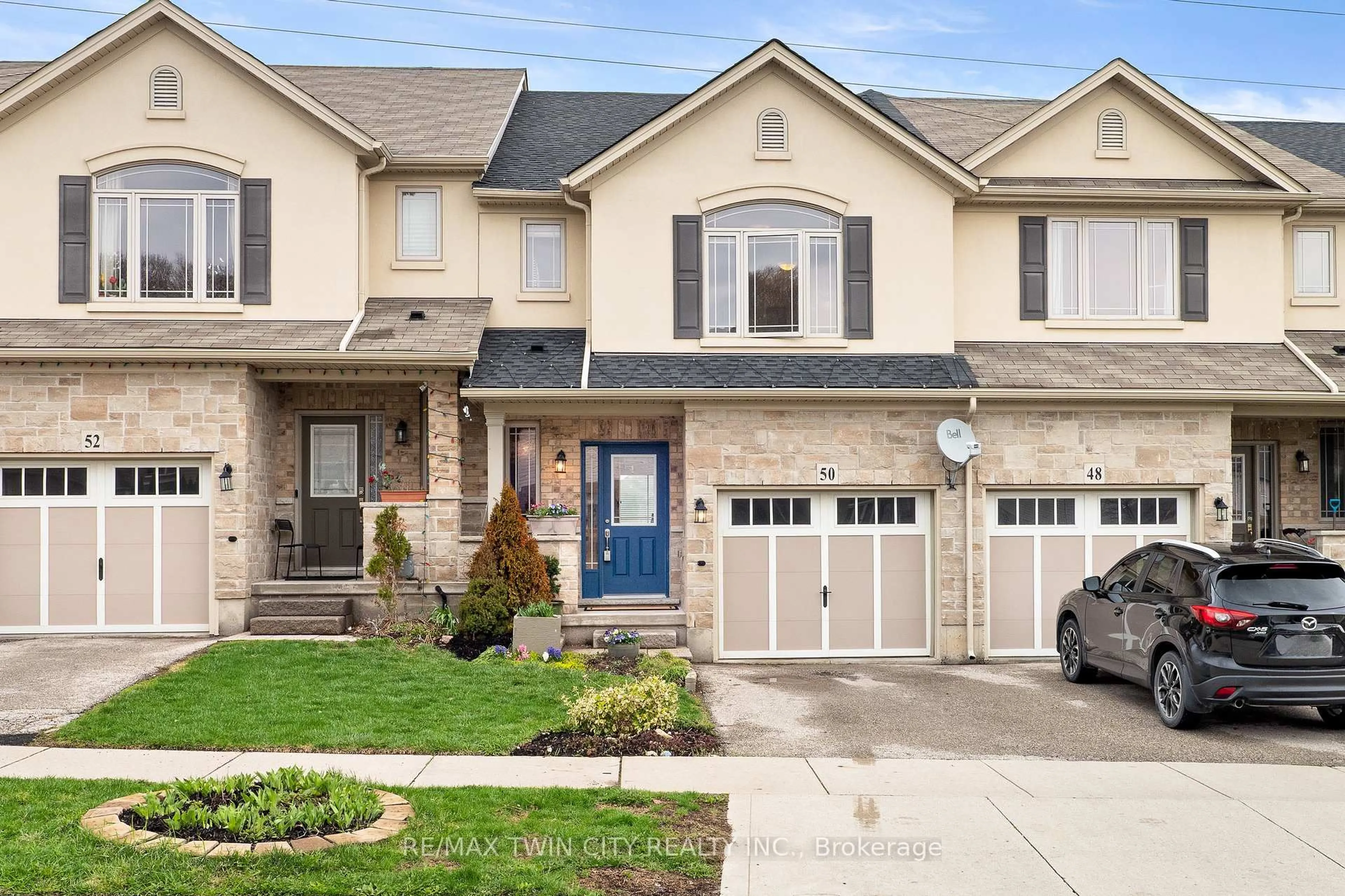 Home with brick exterior material, street for 50 Greenwater St, Kitchener Ontario N2R 0H2