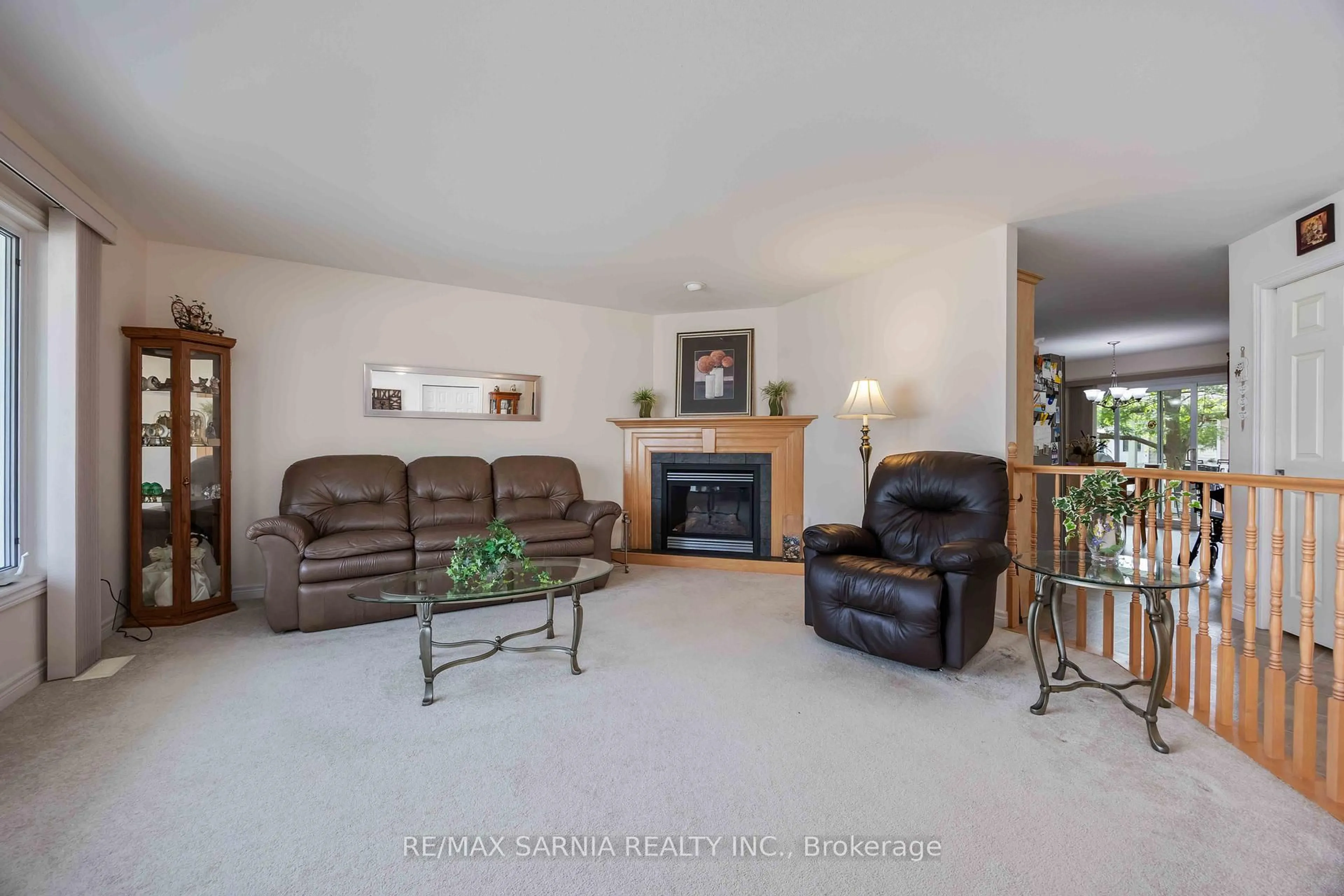 Living room with furniture, unknown for 5700 Blackwell Sdrd #143, Sarnia Ontario N7W 1B7