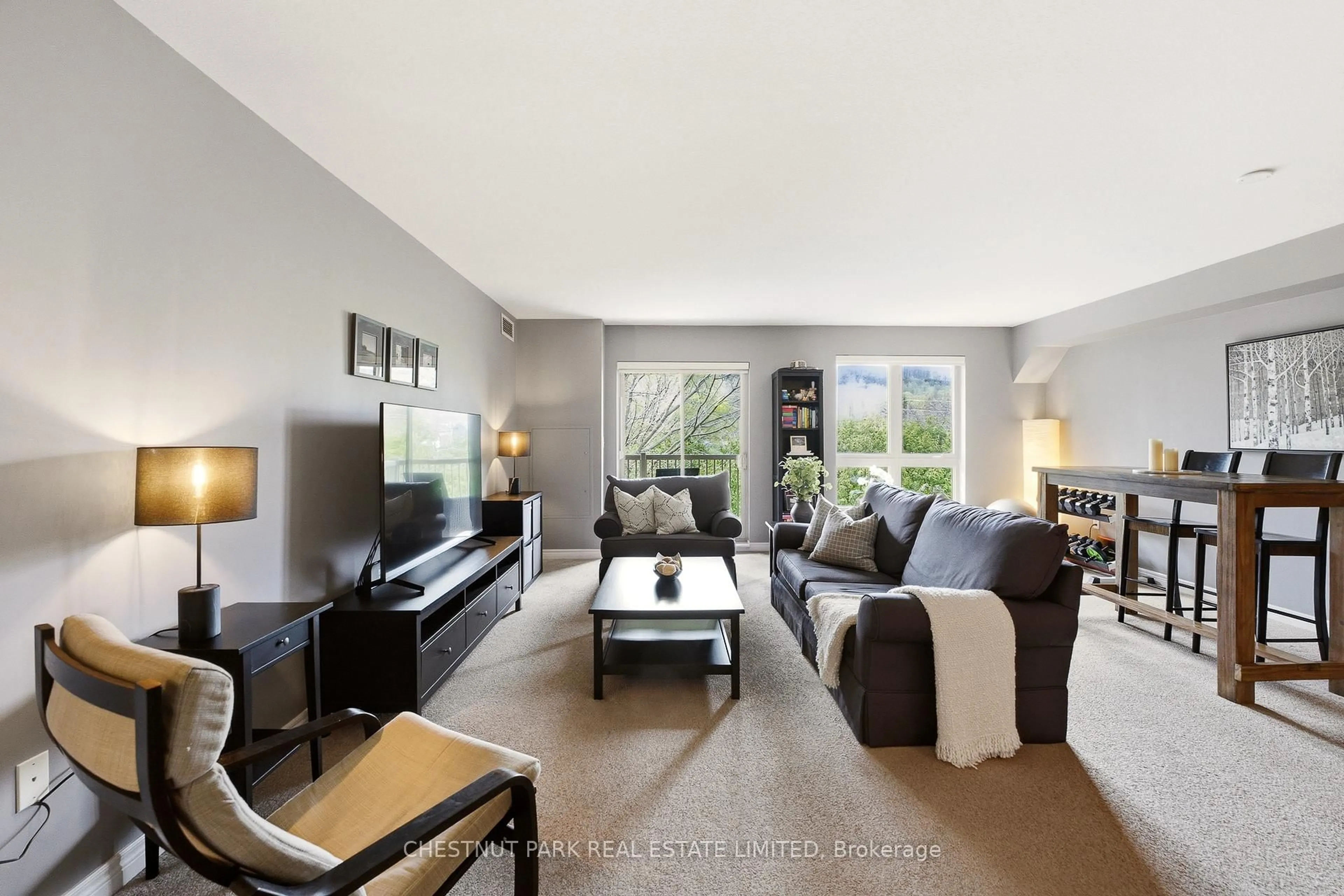 Living room with furniture, unknown for 56 Kerman Ave #315, Grimsby Ontario L3M 0A1