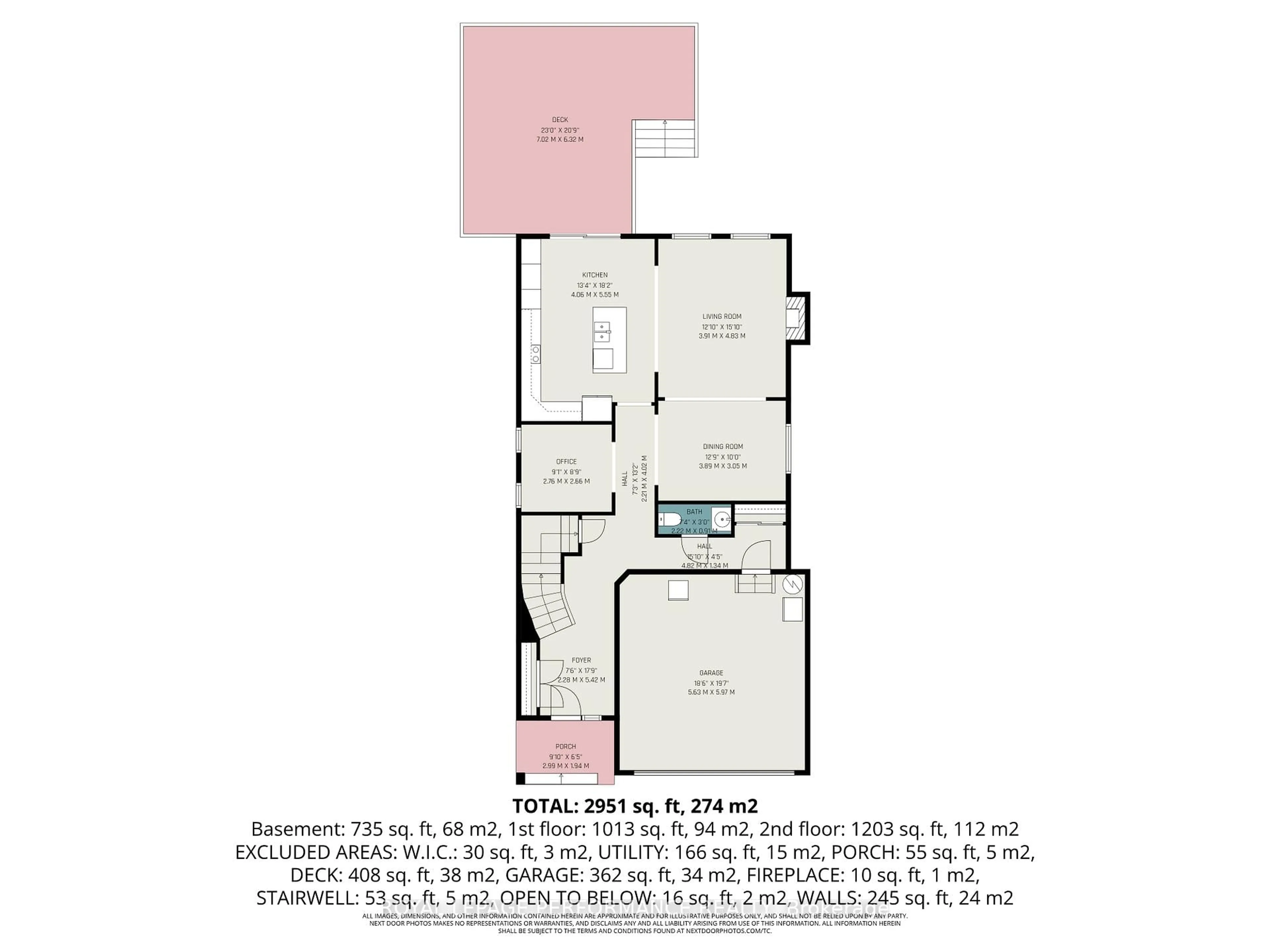 Floor plan for 717 Magnolia St, Ottawa Ontario K4A 0Z2