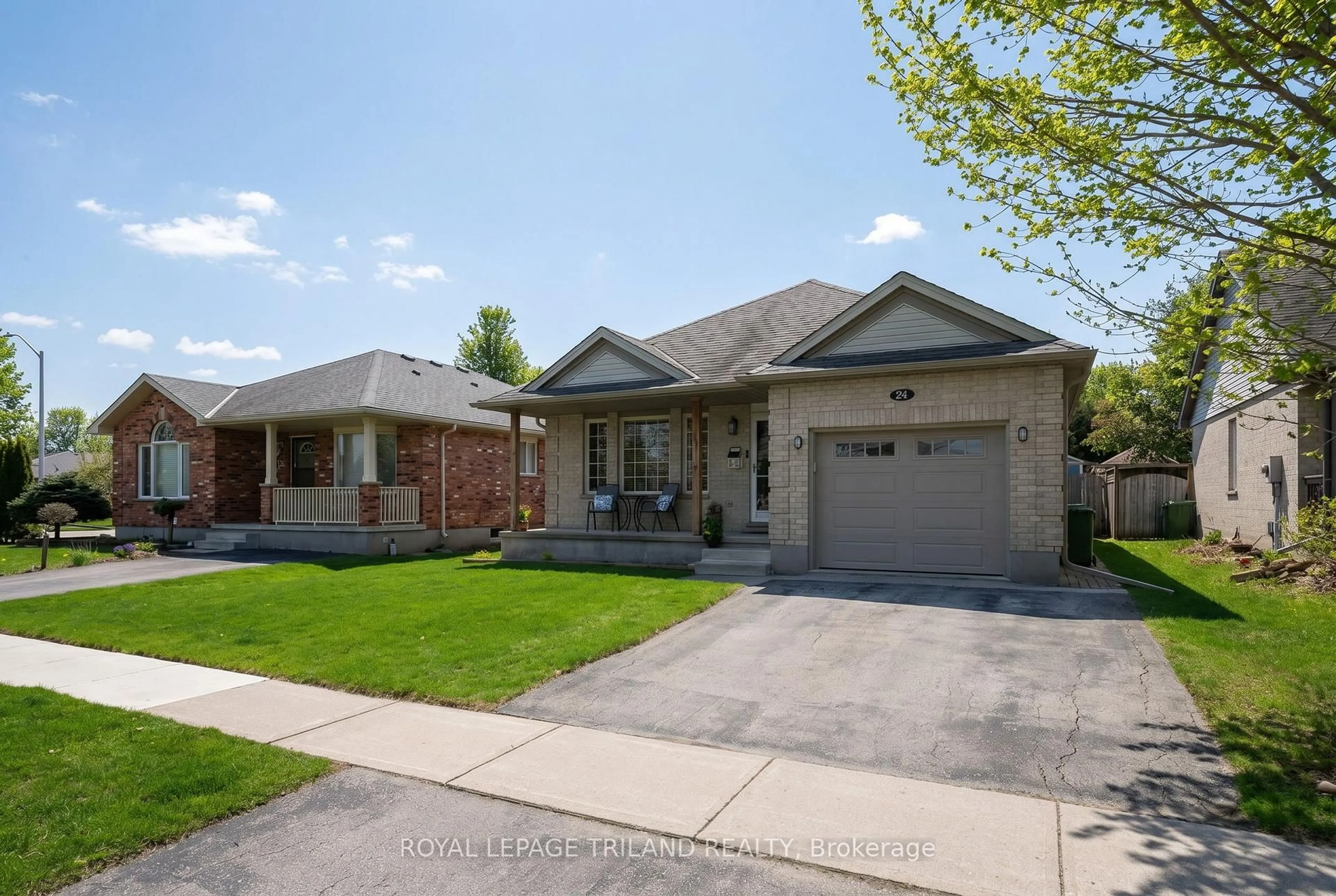 Home with brick exterior material, street for 24 SIFTON Dr, St. Thomas Ontario N5R 6C7