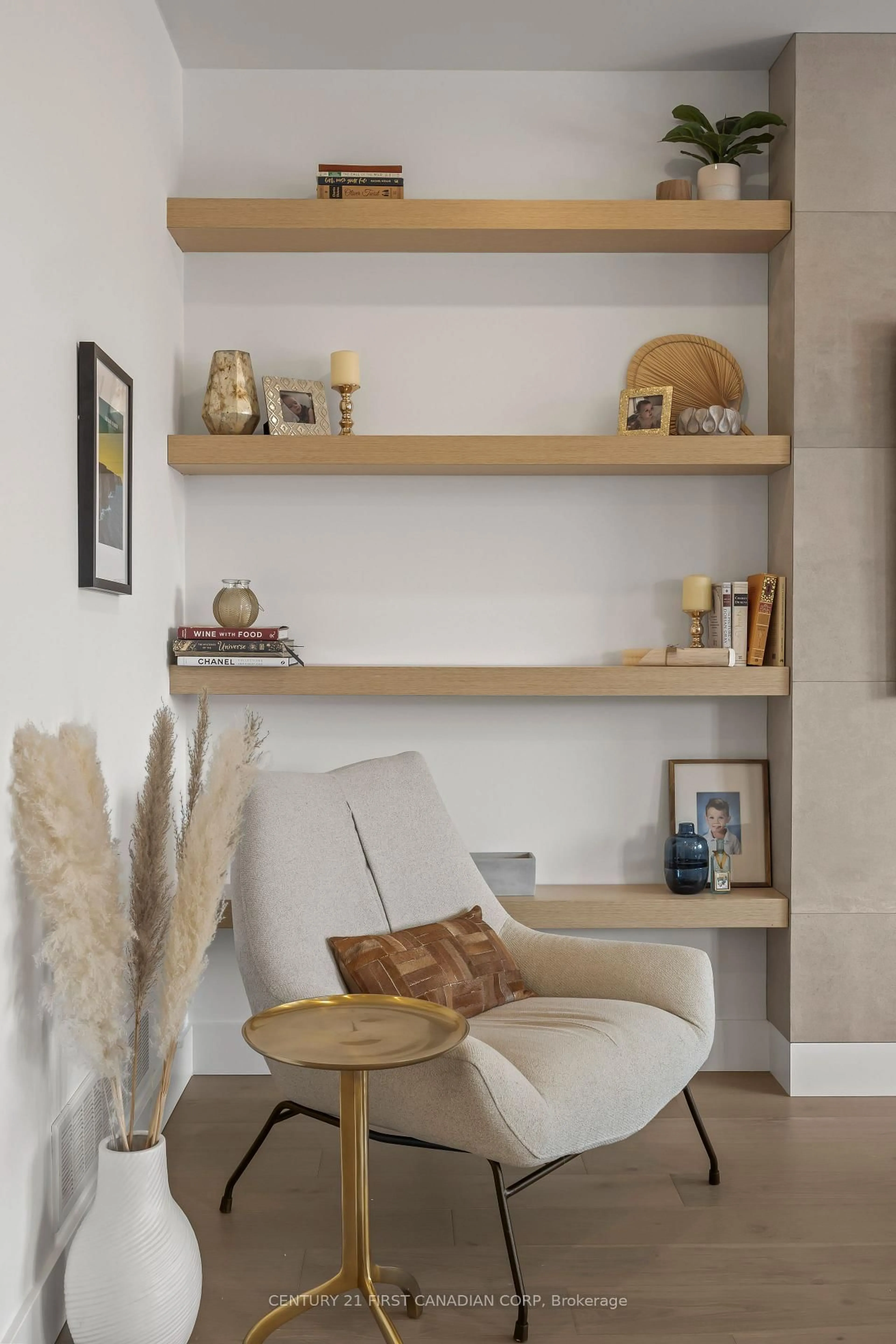 Living room with furniture, wood/laminate floor for 2258 Wickerson Rd, London South Ontario N6K 0C3