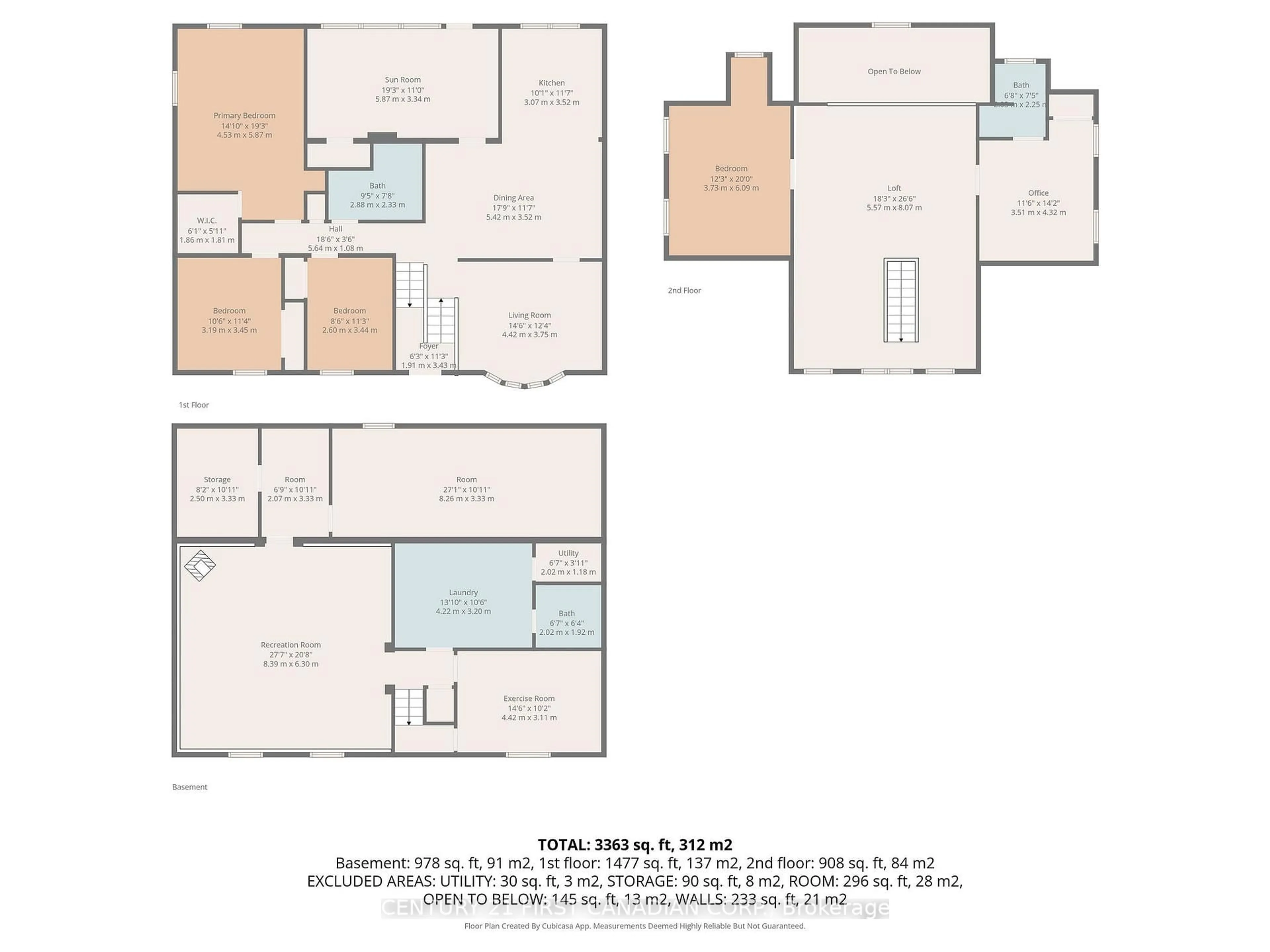 Floor plan for 33396 Queen St, North Middlesex Ontario N0M 1A0