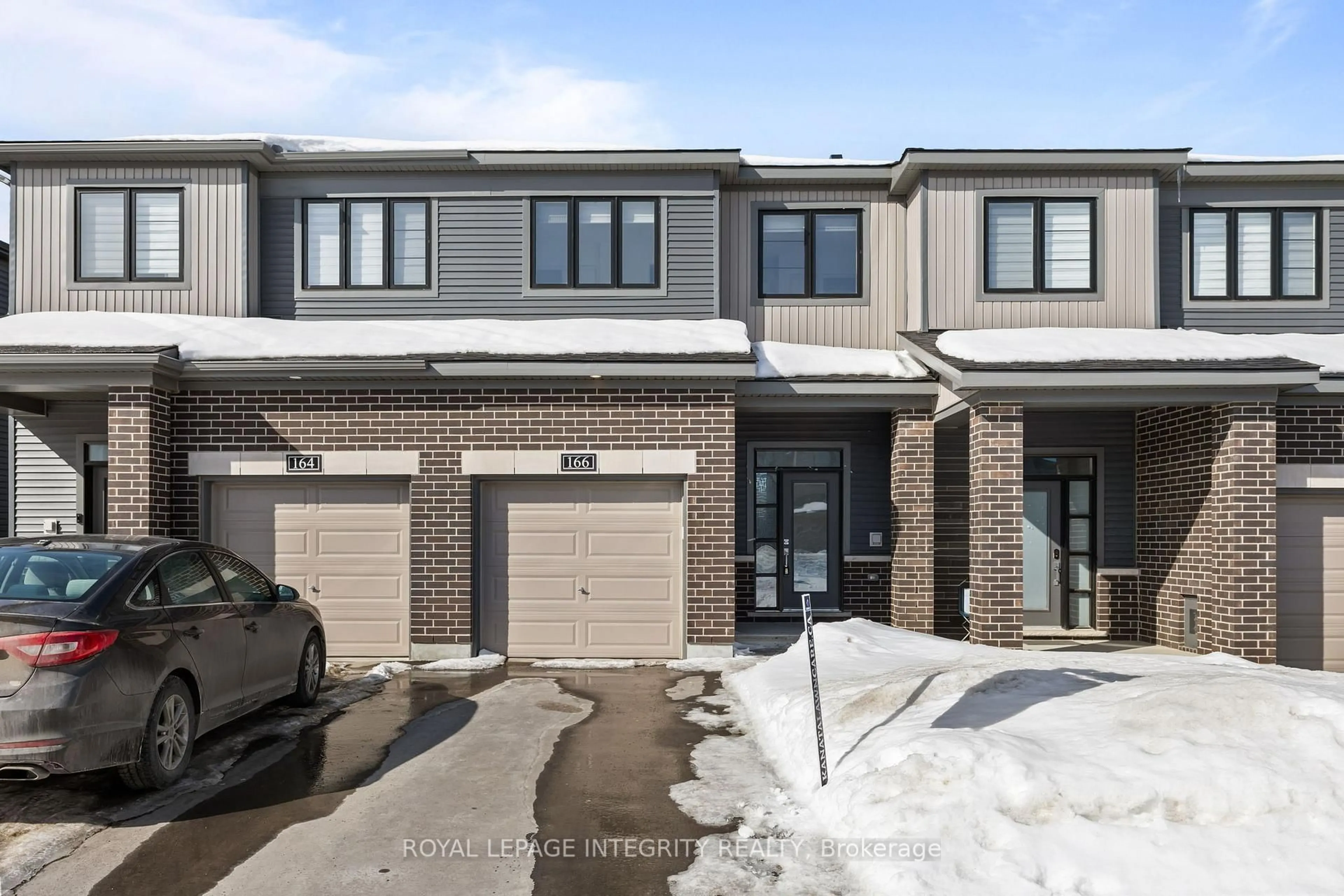Home with brick exterior material, street for 166 Invention Blvd, Kanata Ontario K2W 0L6