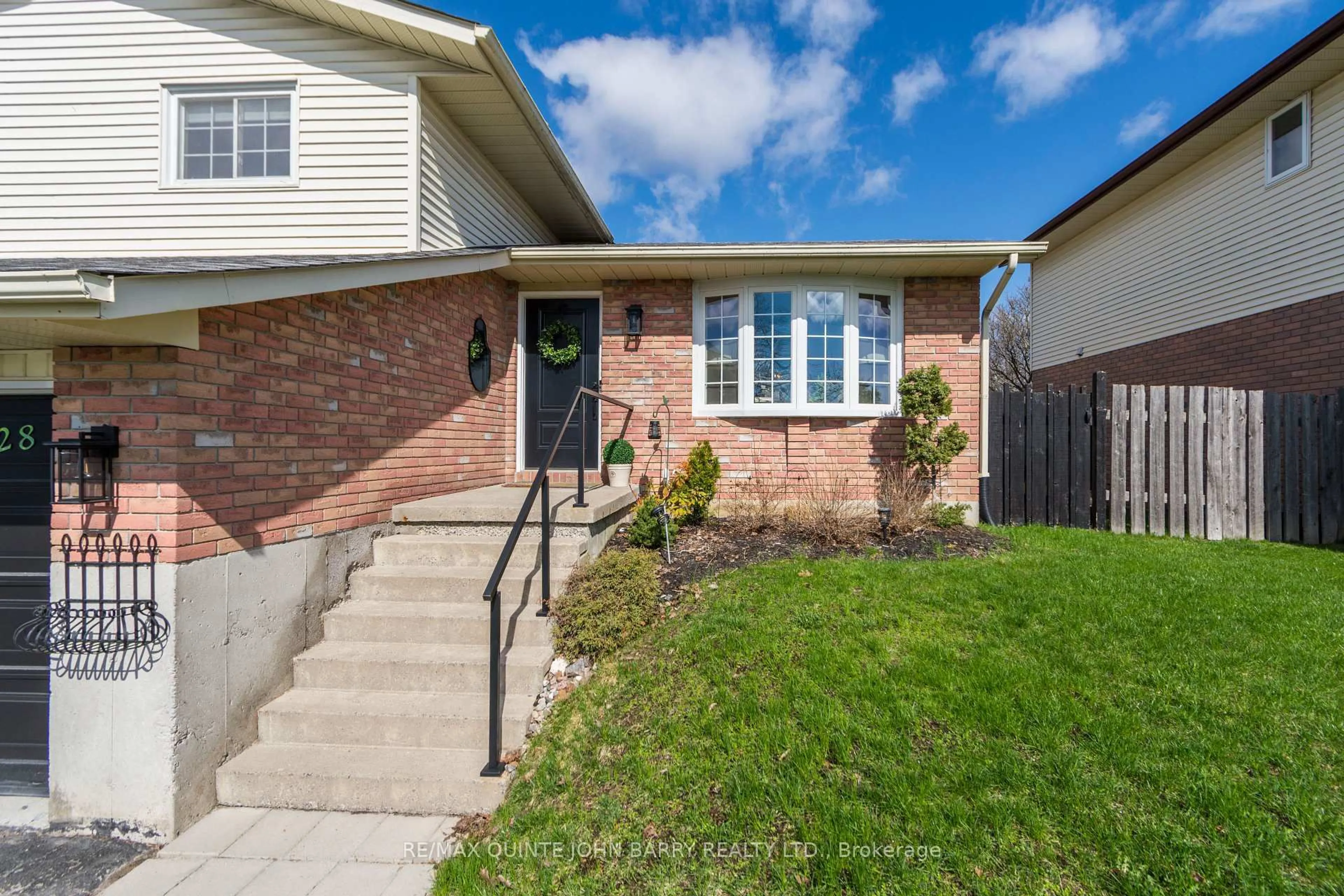 Home with brick exterior material, street for 28 Fleming Rd, Quinte West Ontario K8V 6P7