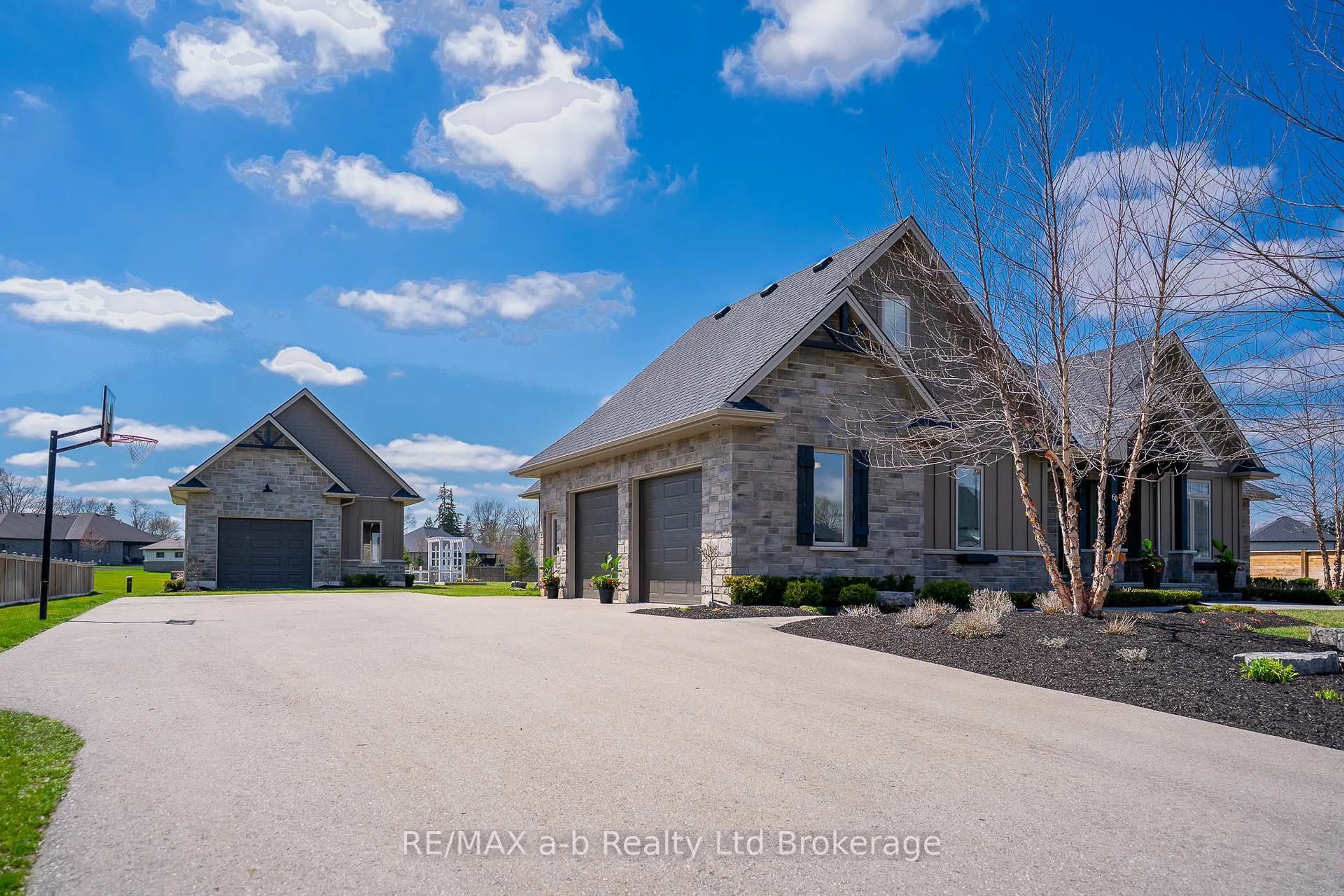 Home with brick exterior material, street for 60 August Cres, Norwich Ontario N0J 1R0