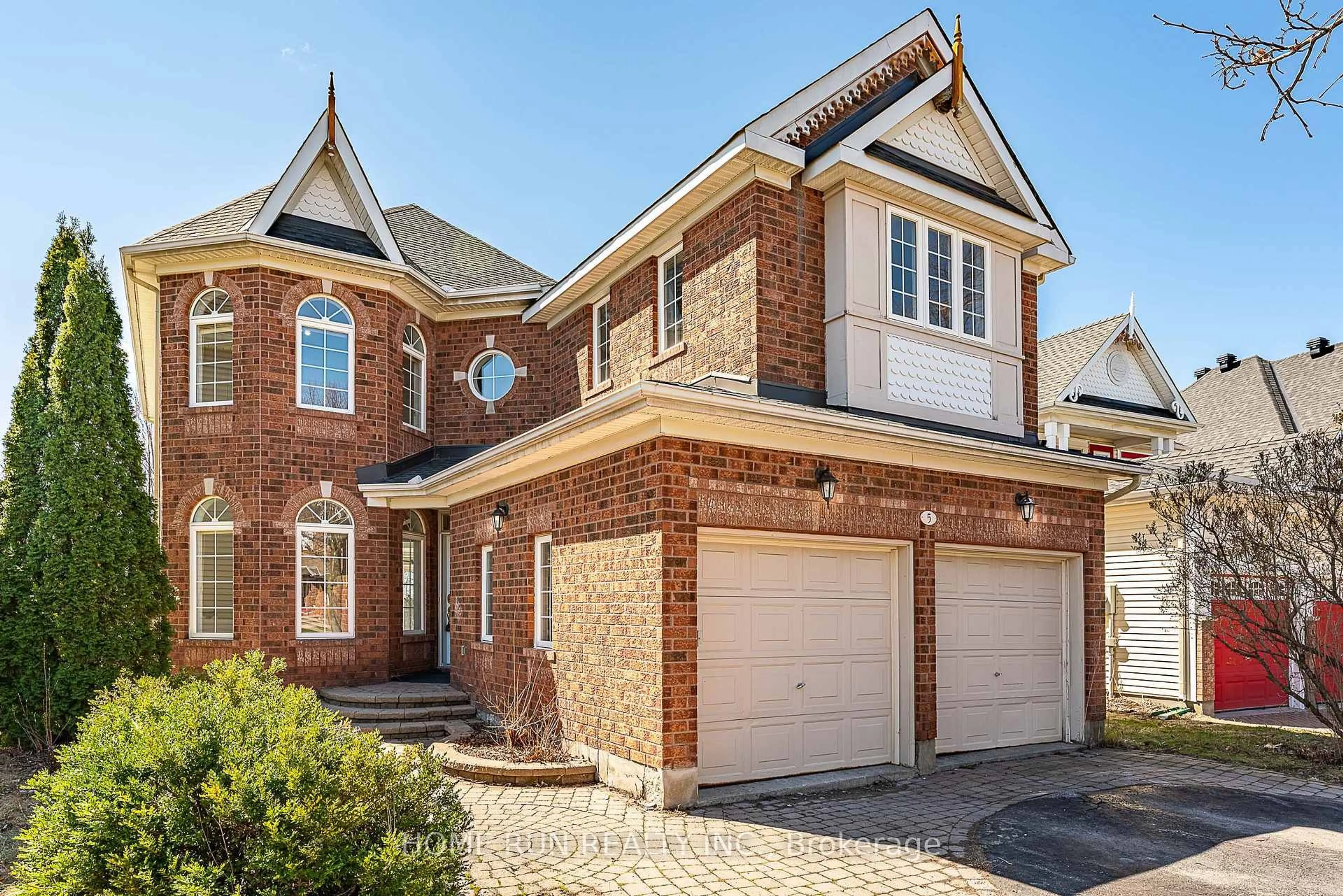 Home with brick exterior material, street for 5 Cheltonia Way, Ottawa Ontario K2T 1G1