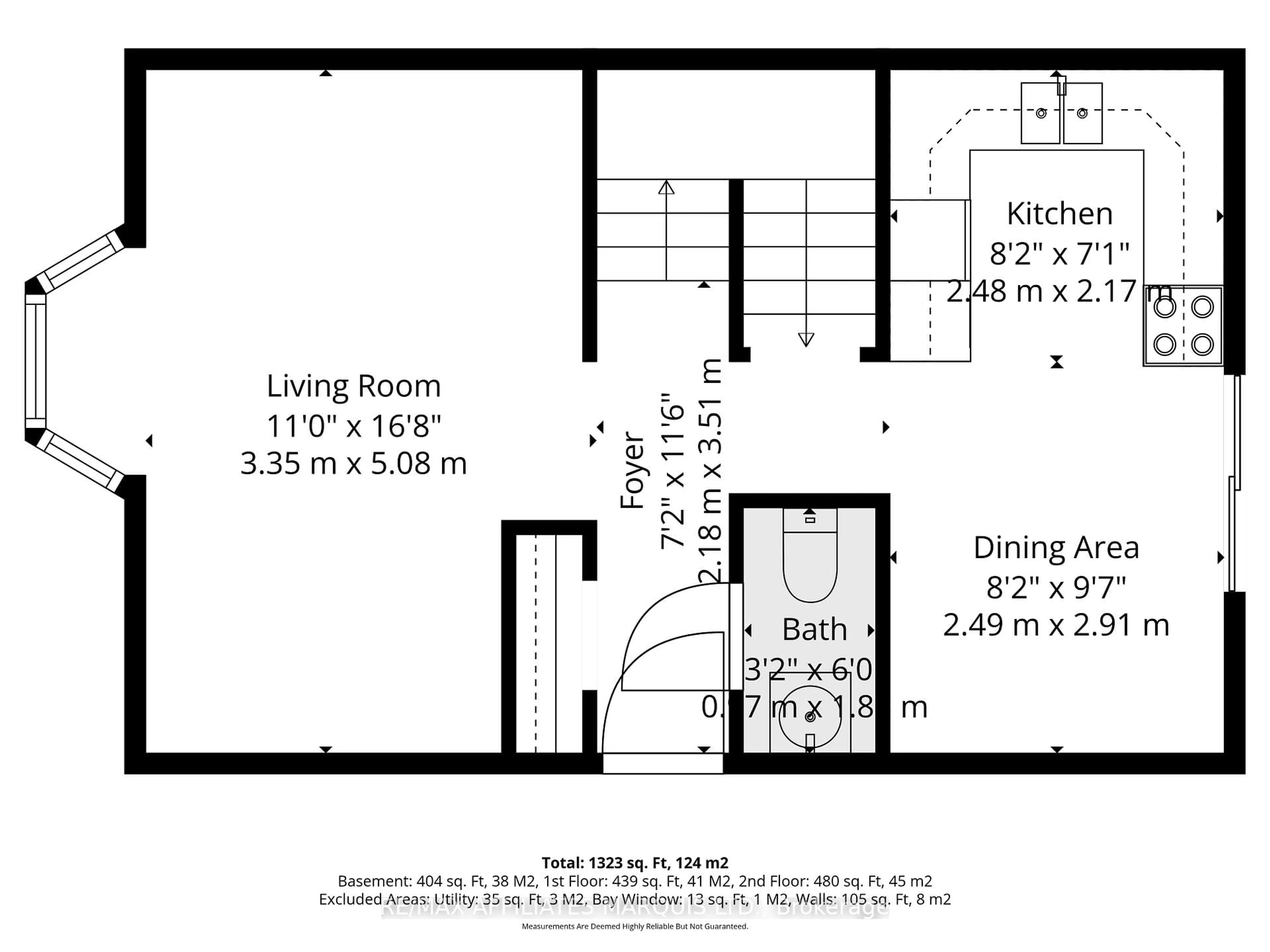 Floor plan for 2122 Tollgate Rd, Cornwall Ontario K6J 5W6