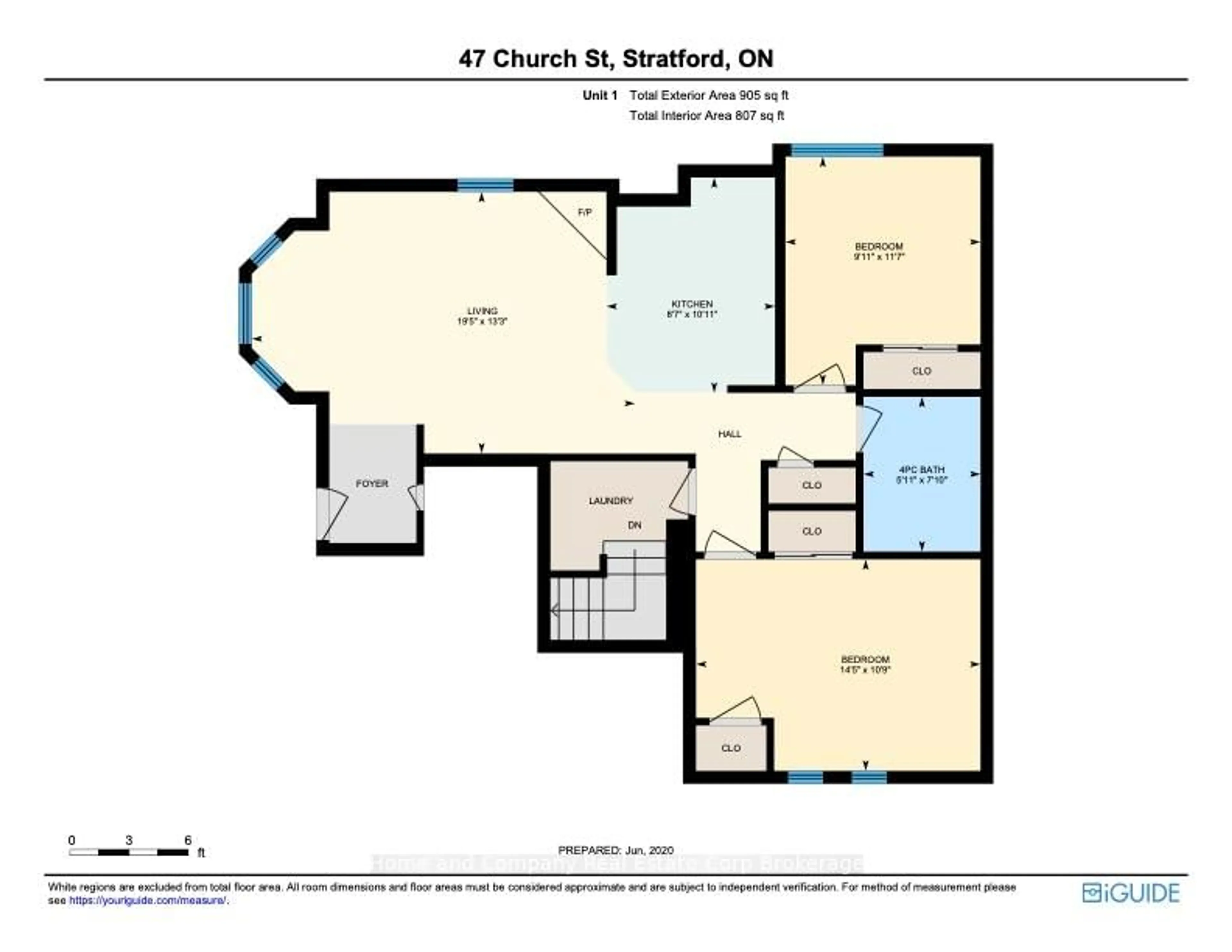 Floor plan for 47 Church St, Stratford Ontario N5A 2P9