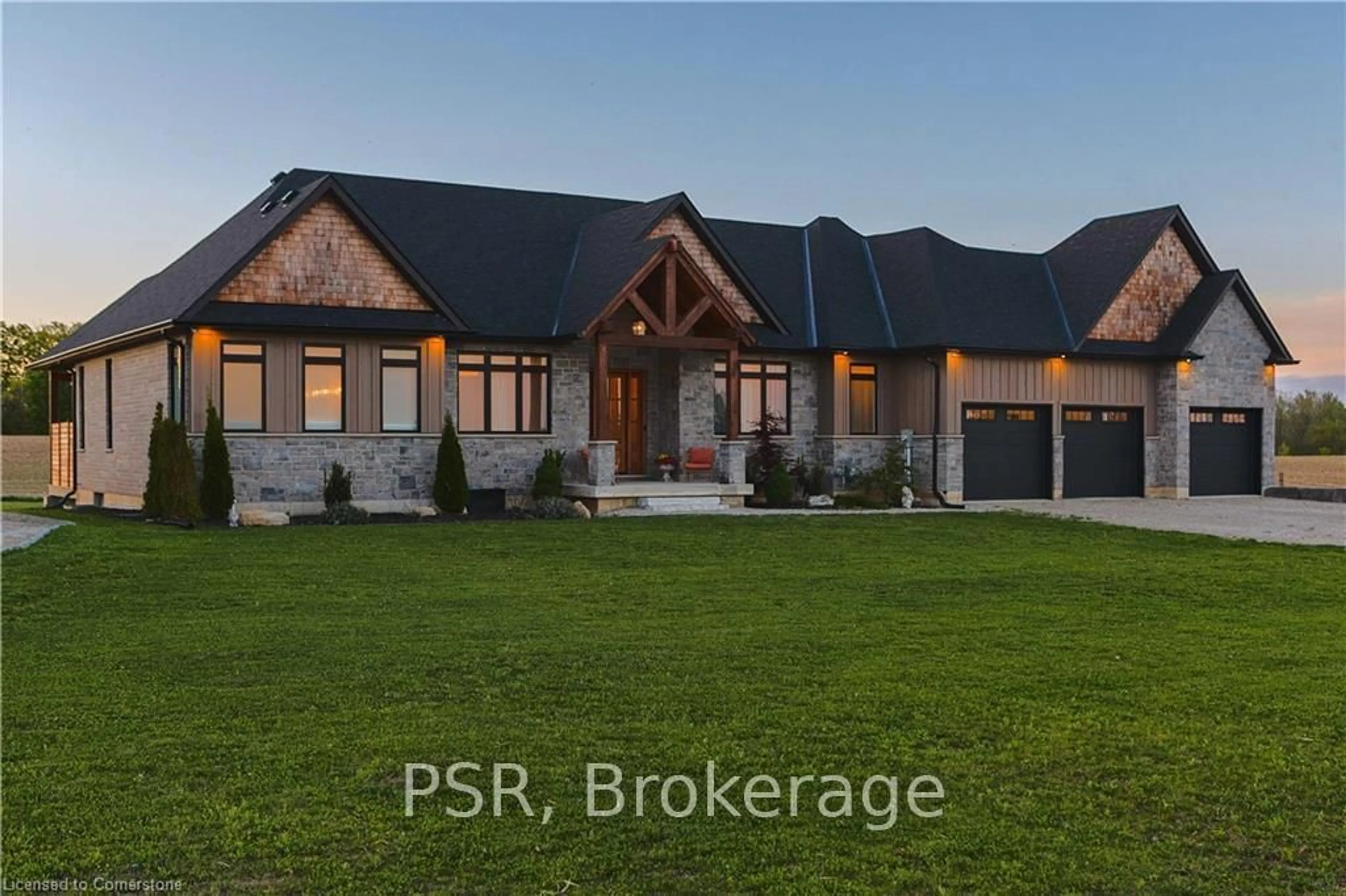 Home with brick exterior material, street for 30 Sixth Concession Rd, Brant Ontario N3R 0B8