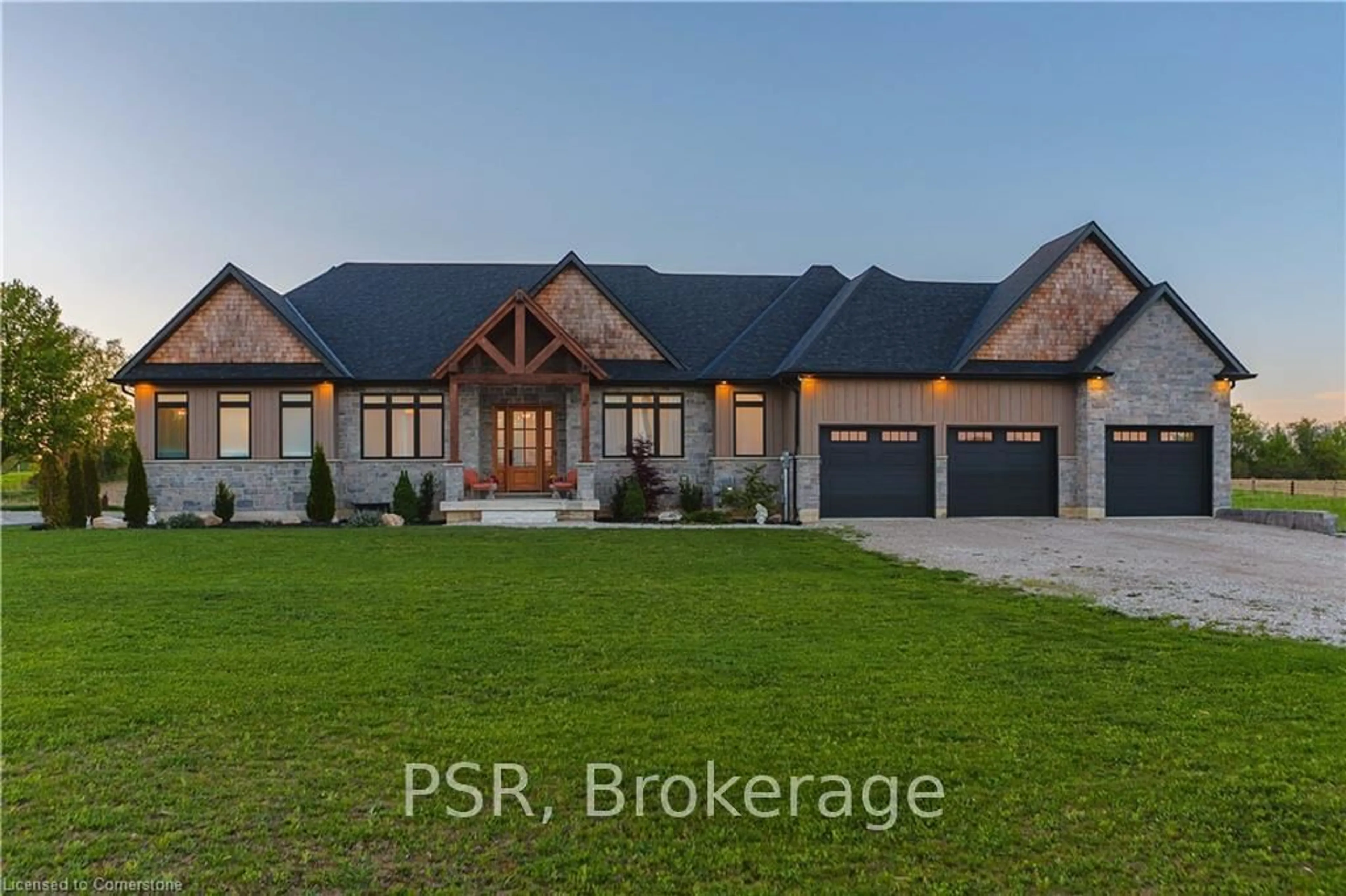 Home with brick exterior material, street for 30 Sixth Concession Rd, Brant Ontario N3R 0B8