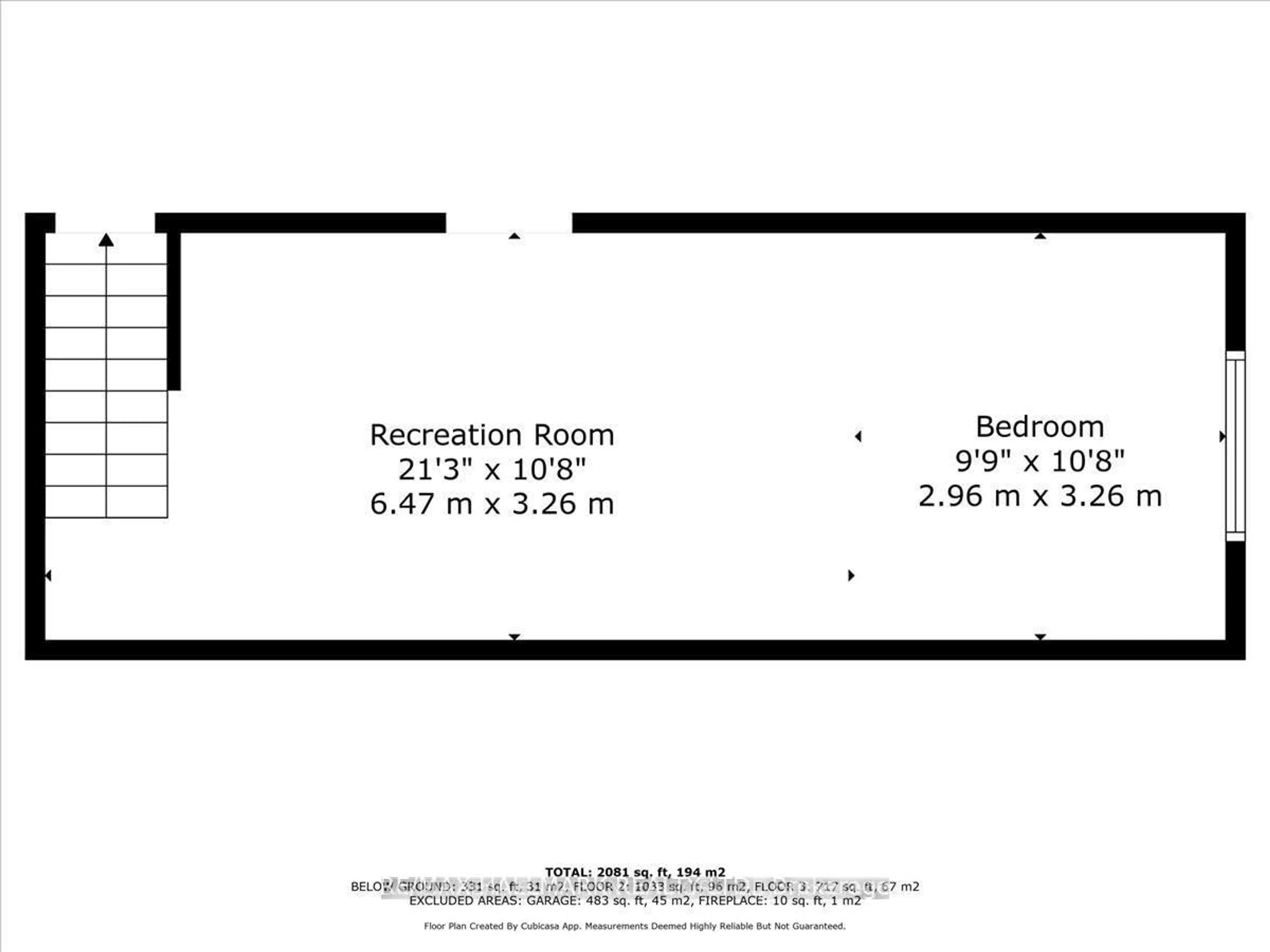 Floor plan for 8 Lakeview Hts, Brighton Ontario K0K 1H0