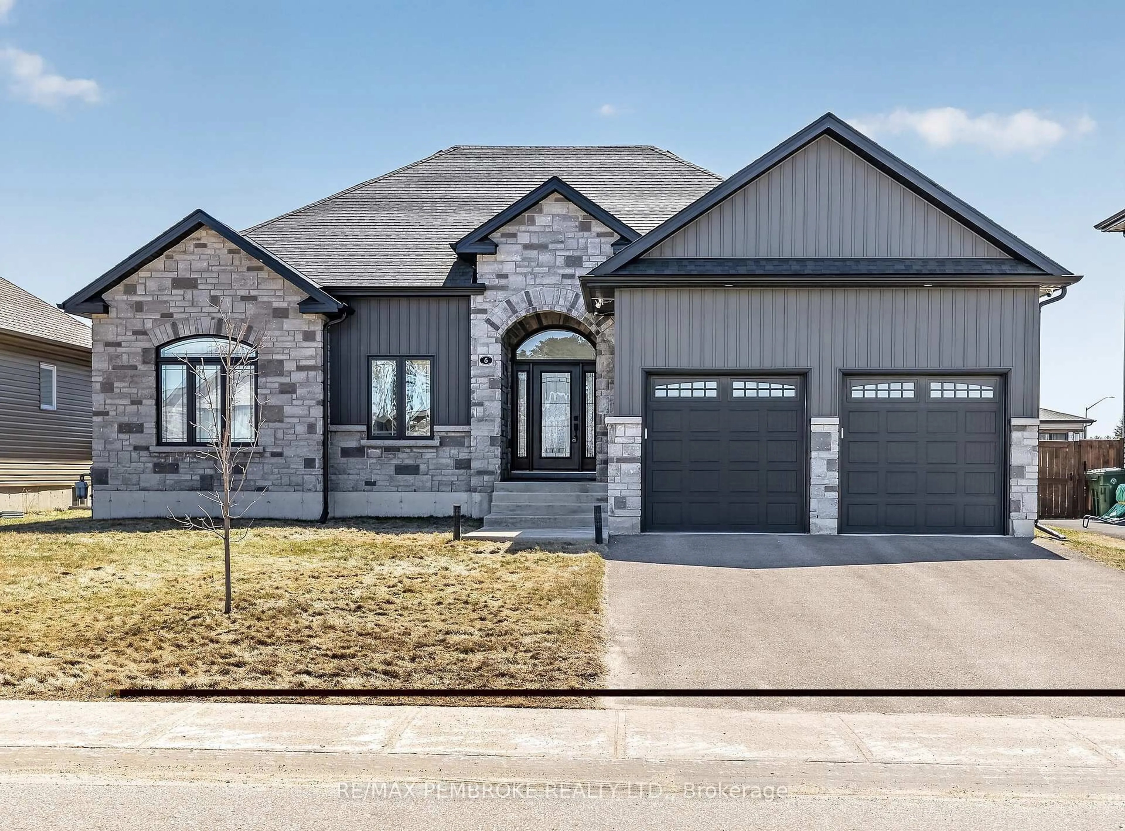 Home with brick exterior material, street for 6 Nile St, Petawawa Ontario K8H 0E7