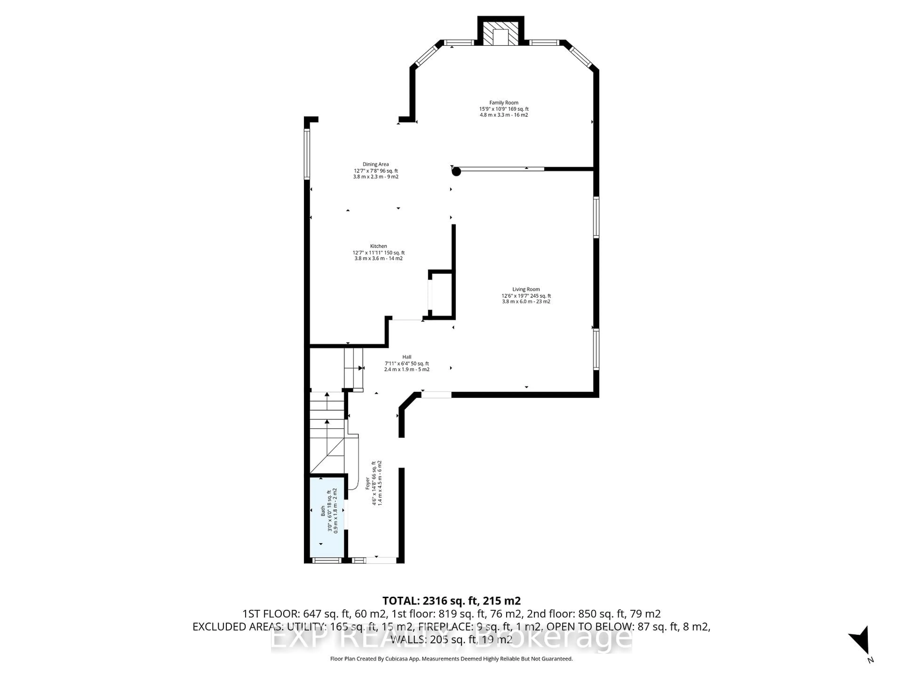 Floor plan for 356 West Ridge Dr, Stittsville Ontario K2S 2G8
