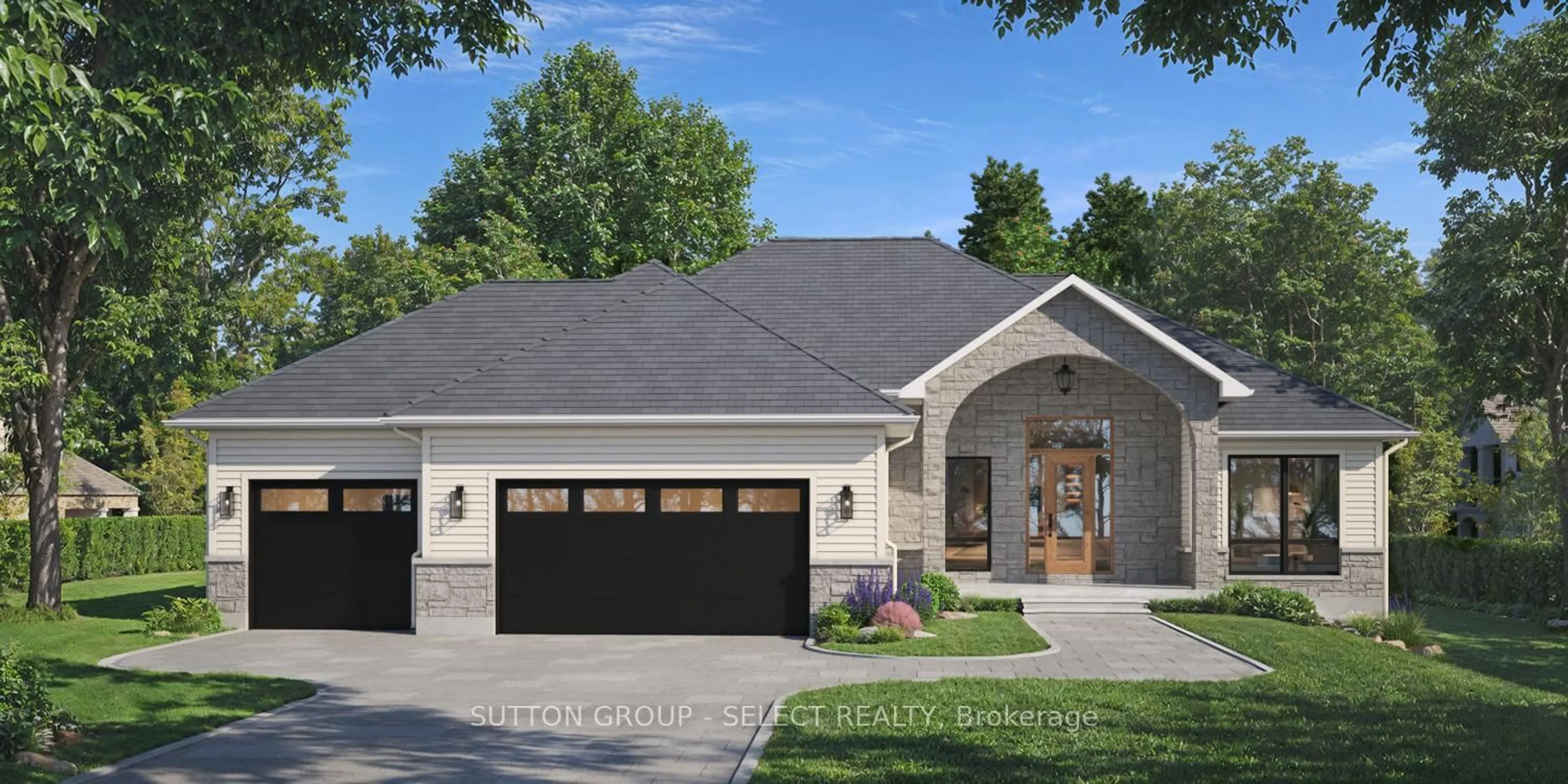 Home with brick exterior material, street for 10142 Pinery Bluffs Rd, Lambton Shores Ontario N0M 1T0