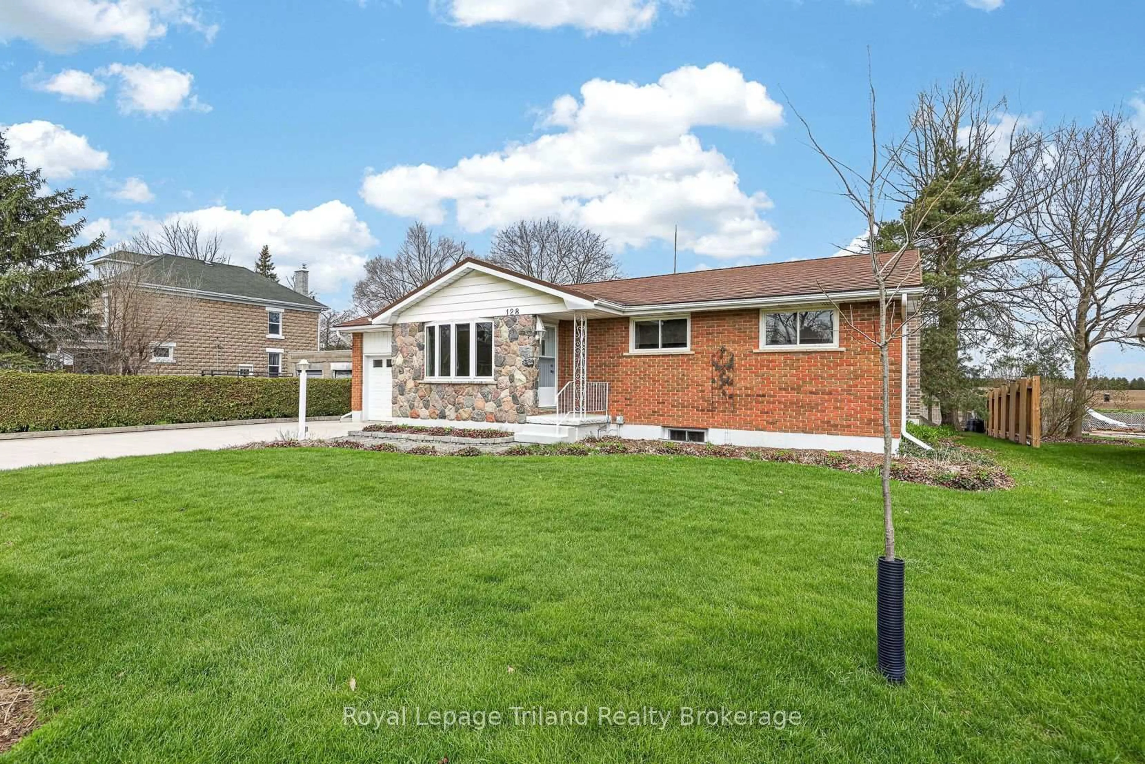Home with brick exterior material, street for 128 Loveys St, East Zorra-Tavistock Ontario N0J 1L0