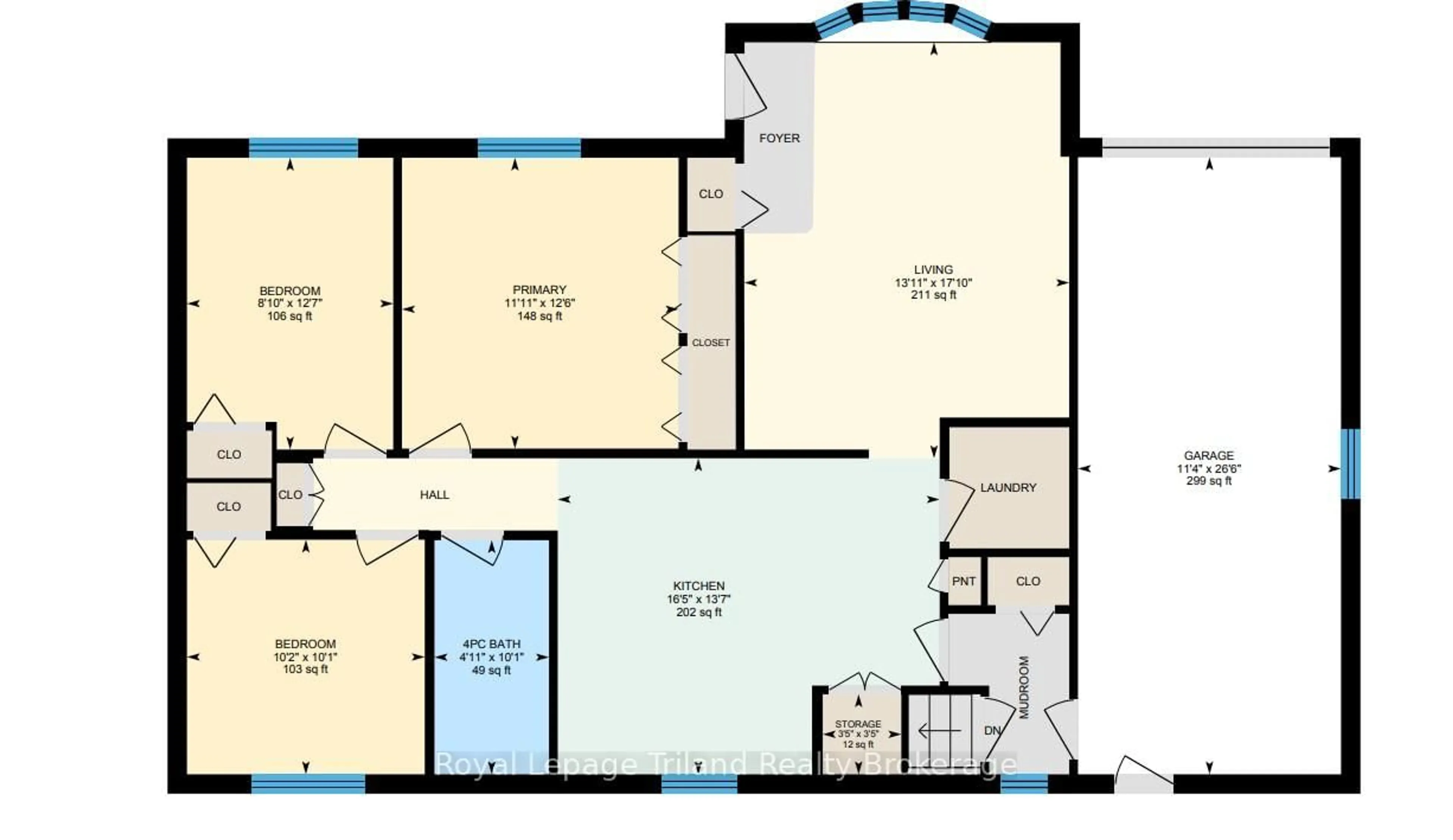 Floor plan for 128 Loveys St, East Zorra-Tavistock Ontario N0J 1L0