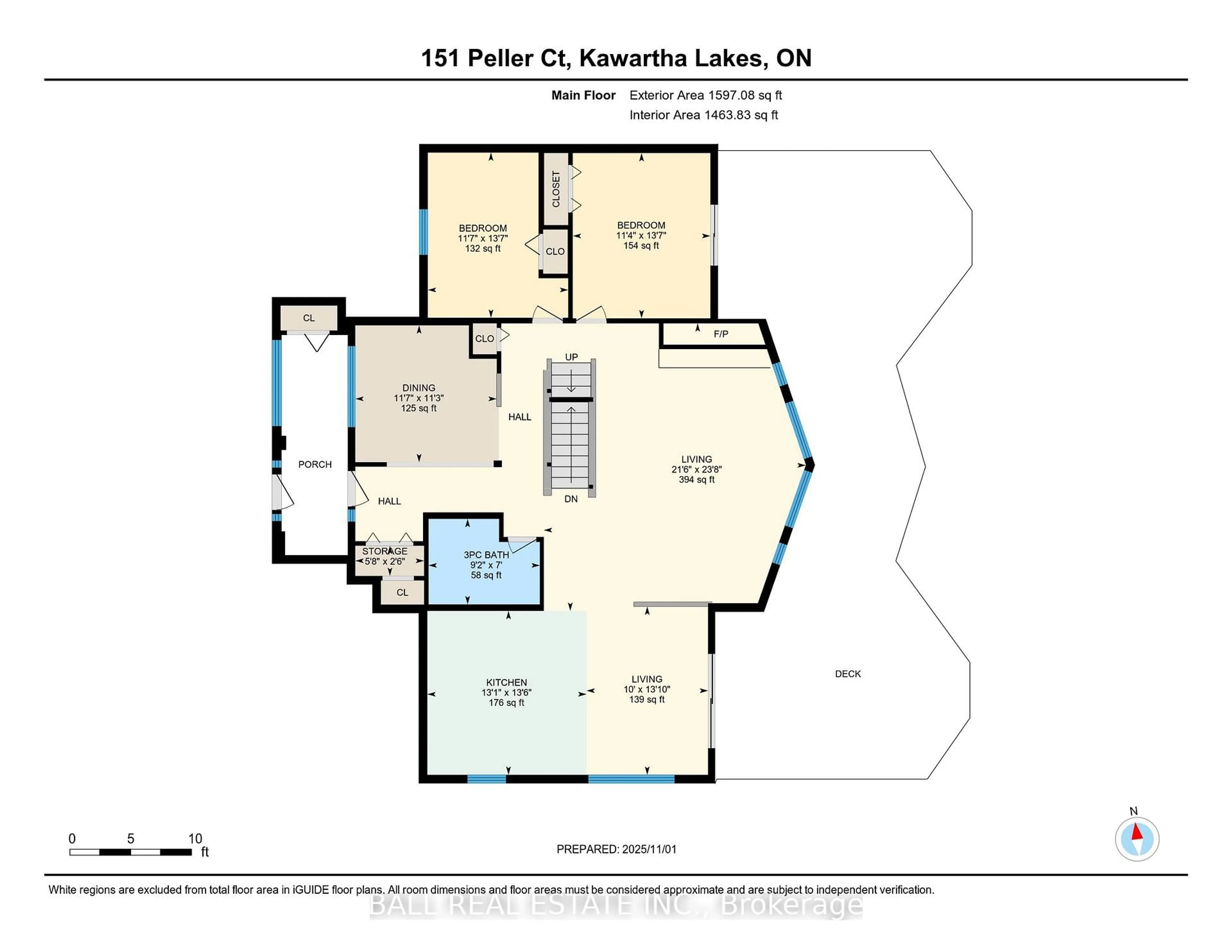 Floor plan for 151 Peller Crt, Kawartha Lakes Ontario K0M 1A0