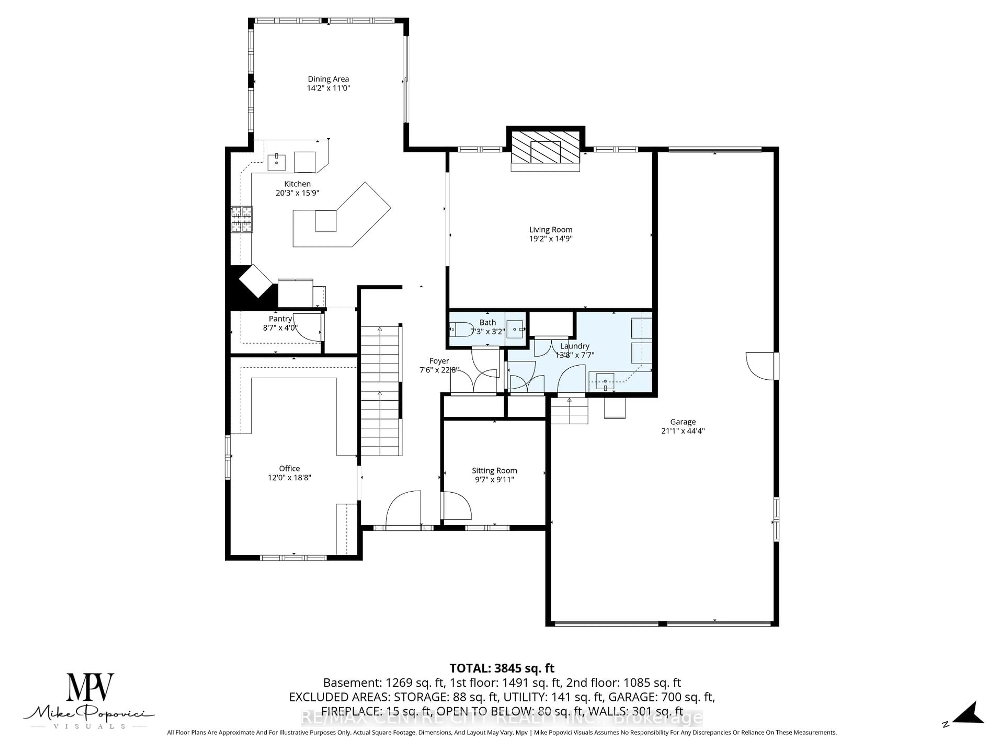 Floor plan for 2114 Riverbend Rd, London South Ontario N6K 0A3
