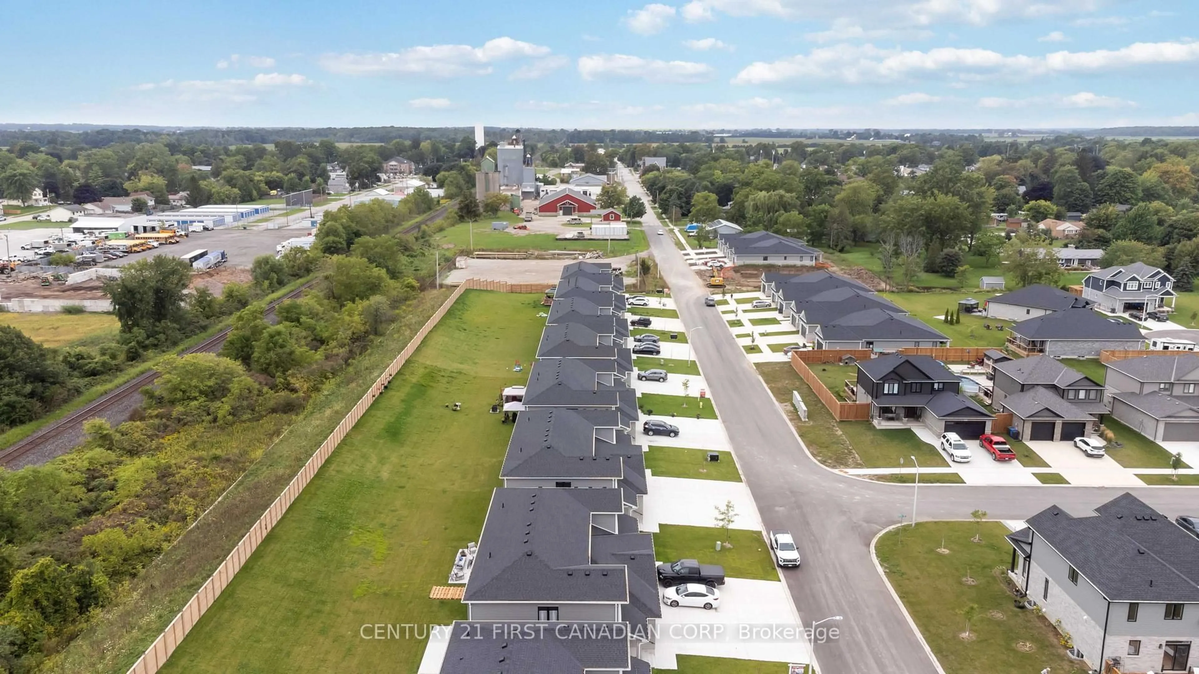 A pic from outside/outdoor area/front of a property/back of a property/a pic from drone, street for 450 Main St, Plympton-Wyoming Ontario N0N 1T0