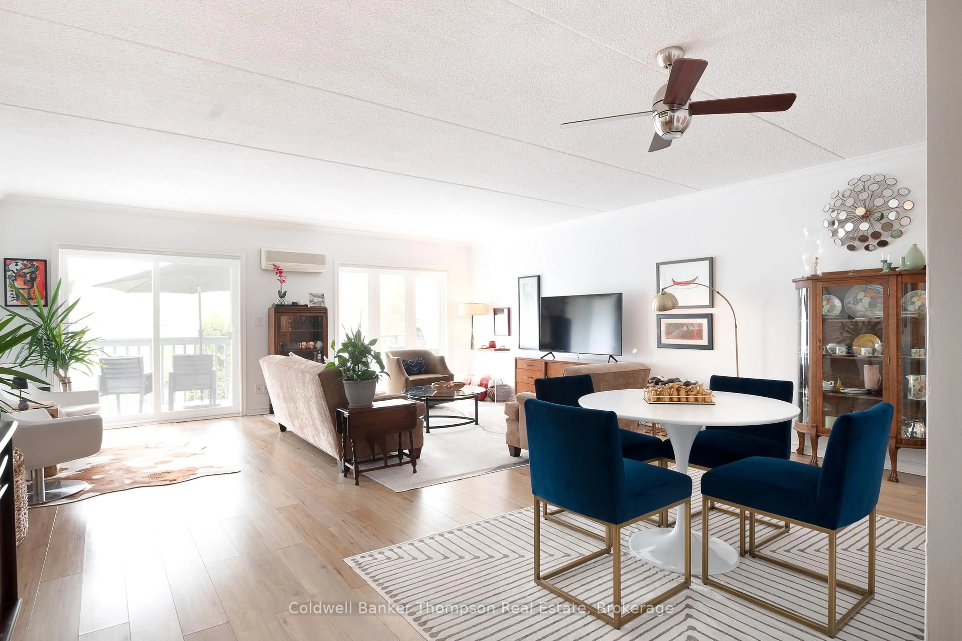 Living room with furniture, unknown for 5 Church St #104, Huntsville Ontario P1H 1G9