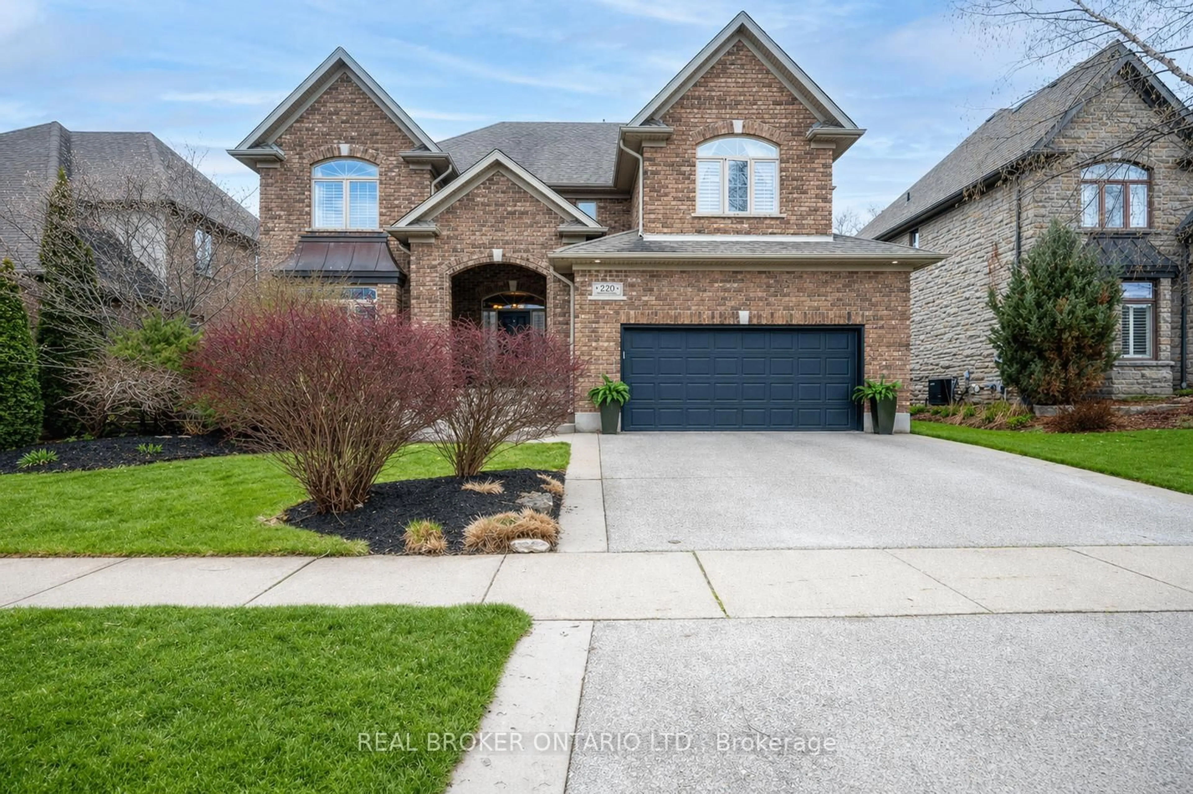 Home with brick exterior material, street for 220 JOSEPH SCHOERG Cres, Kitchener Ontario N2P 2T4