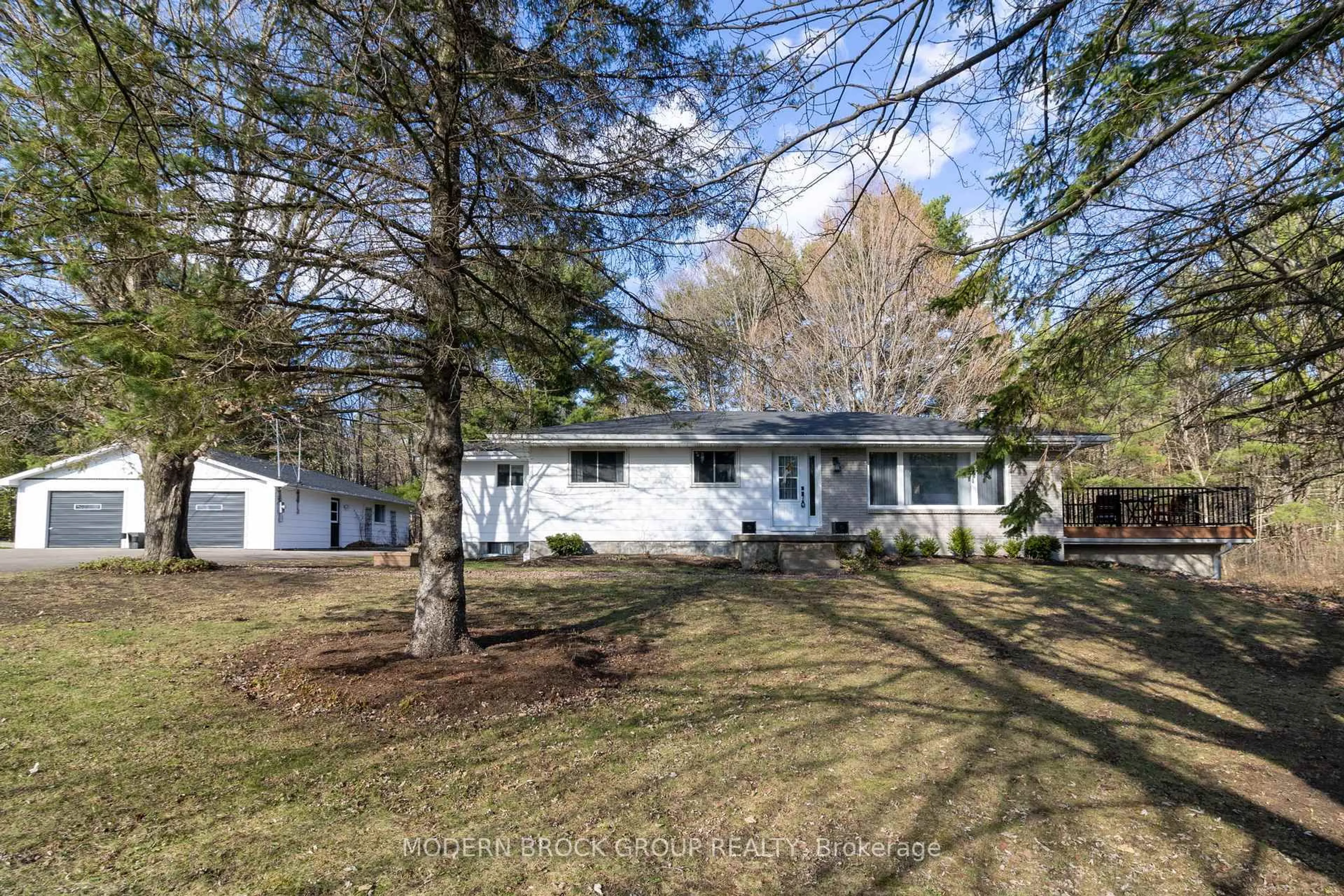 A pic from outside/outdoor area/front of a property/back of a property/a pic from drone, street for 57 County Road 5 S Rd, Athens Ontario K0E 1B0