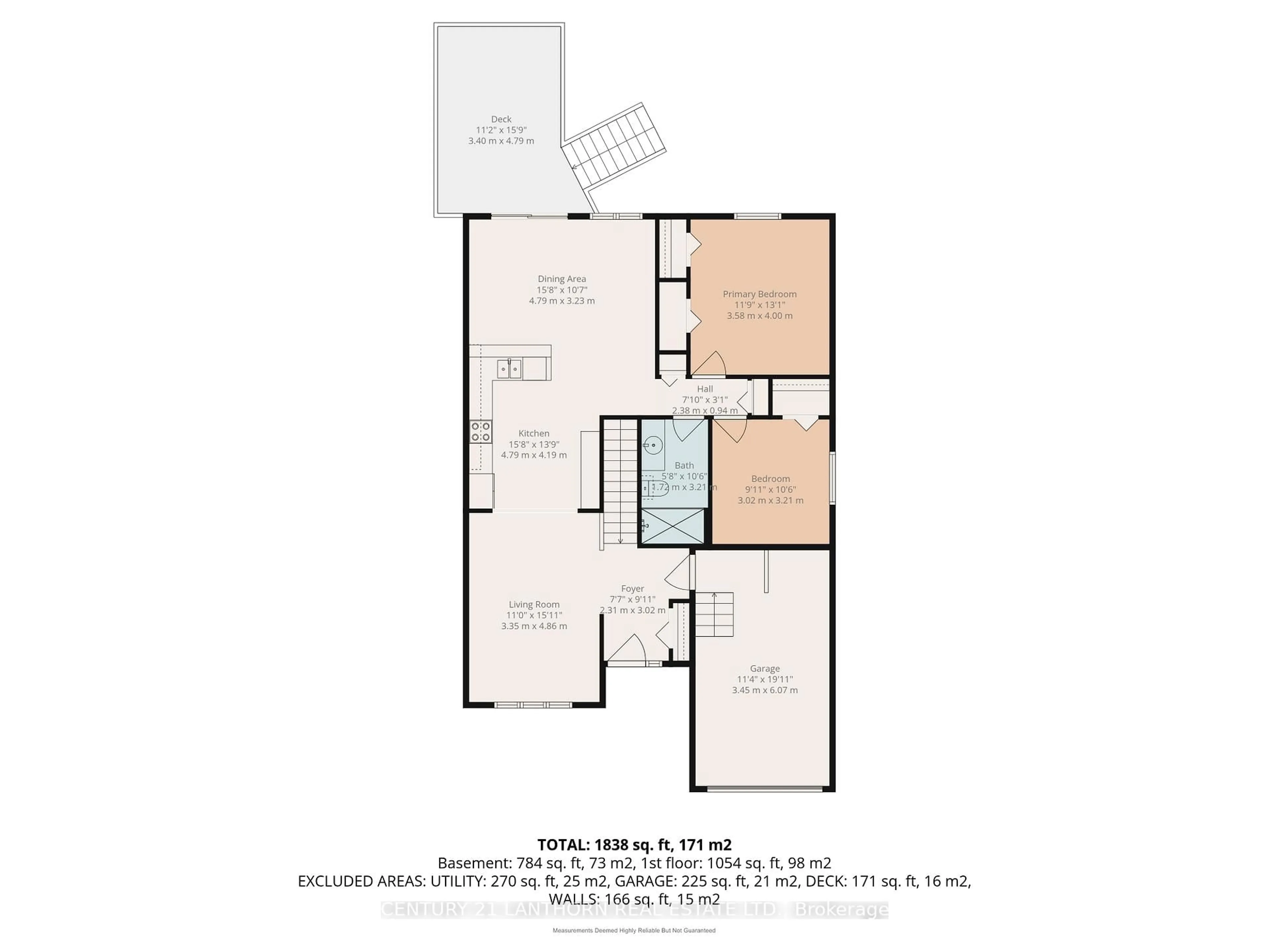 Floor plan for 167 Nicholas St, Quinte West Ontario K8V 6E8