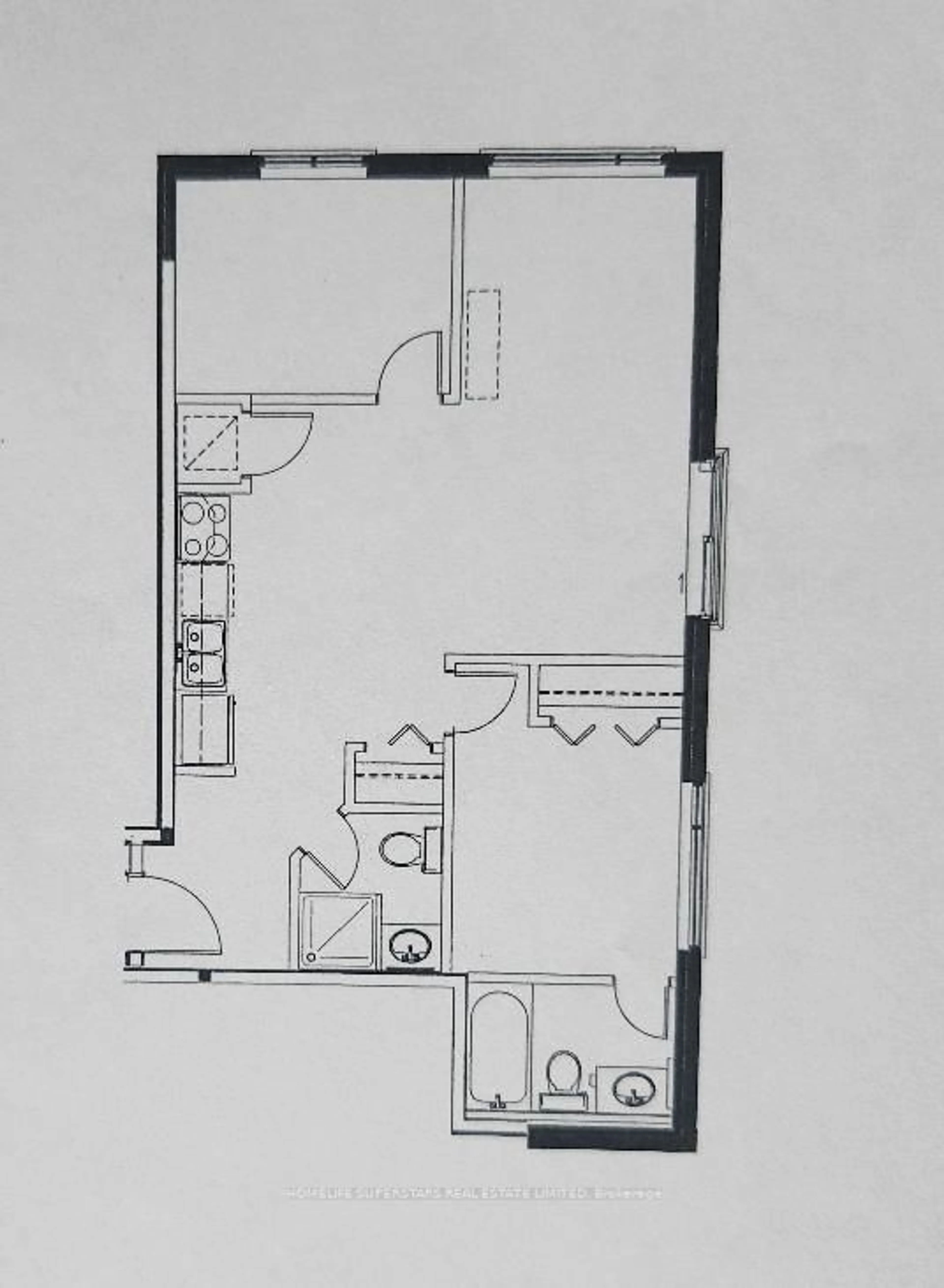 Floor plan for 275 Larch St #H 207, Waterloo Ontario N2L 3R2