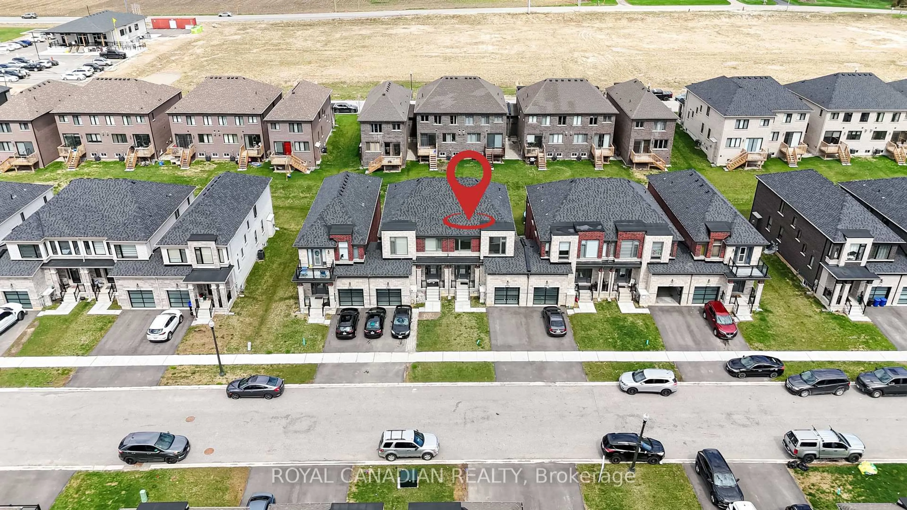 A pic from outside/outdoor area/front of a property/back of a property/a pic from drone, street for 129 Cole Terr, Woodstock Ontario N4T 0P5