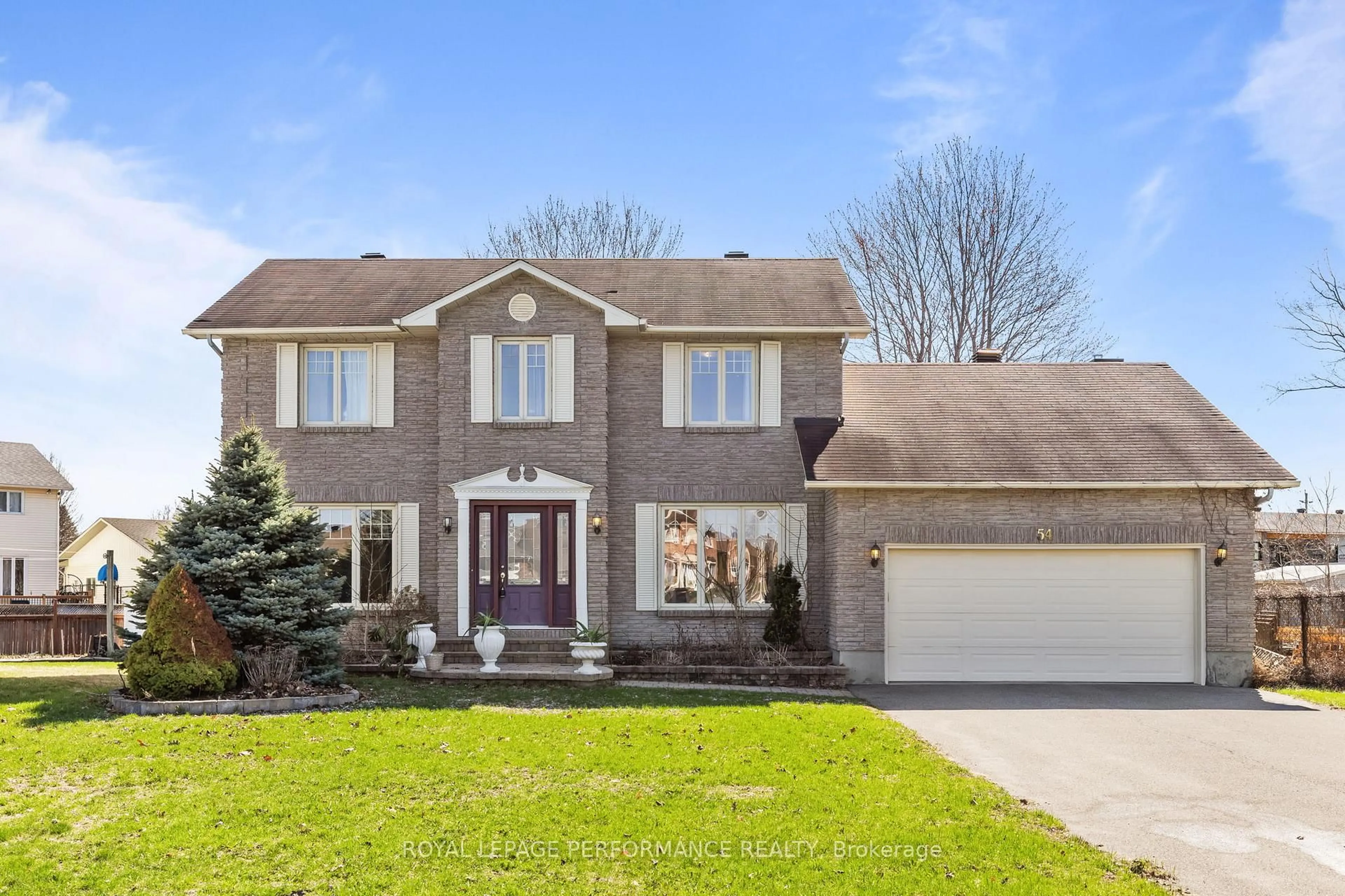 Home with brick exterior material, street for 54 LAPOINTE Blvd, Russell Ontario K0A 1W0