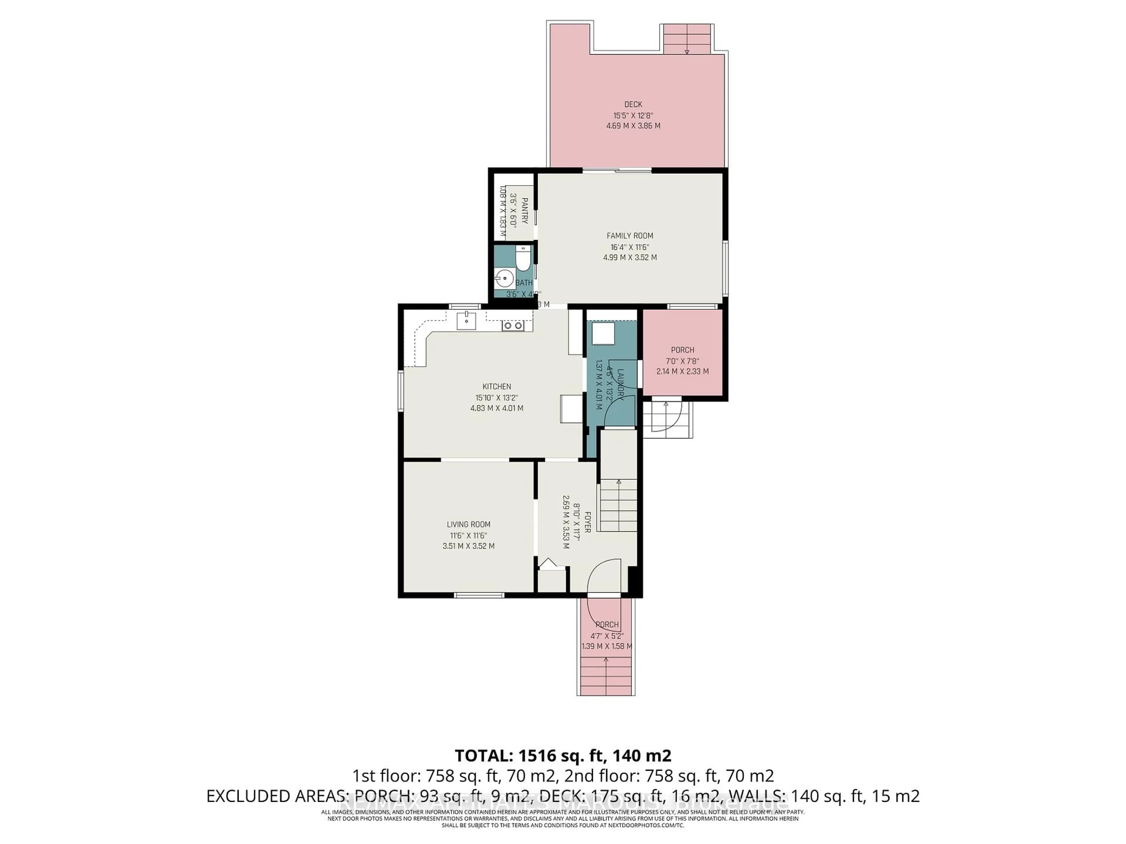 Floor plan for 44 Cornelia St, Smiths Falls Ontario K7A 1L7