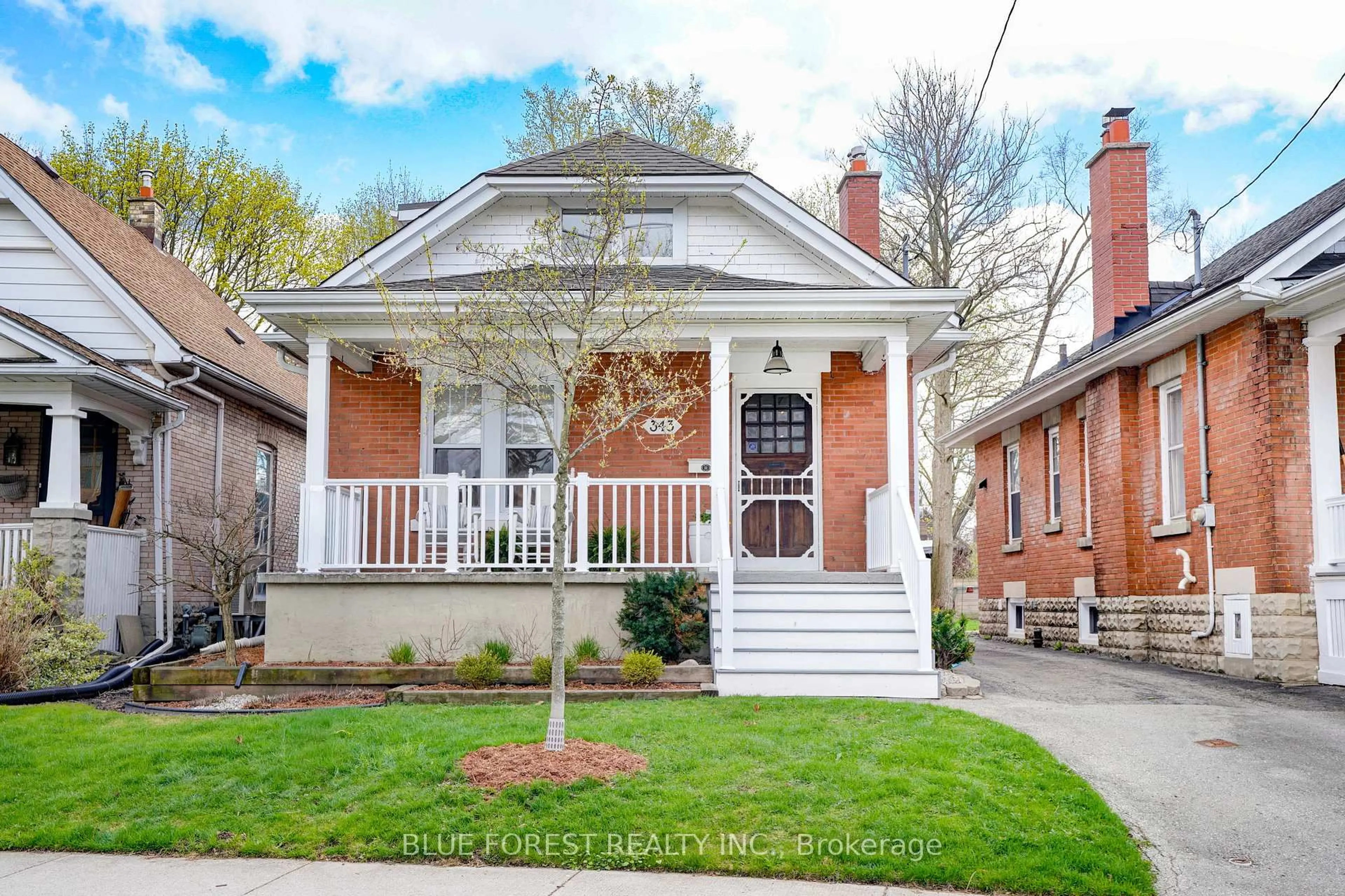 Home with brick exterior material, street for 343 Emery St, London South Ontario N6C 2E4