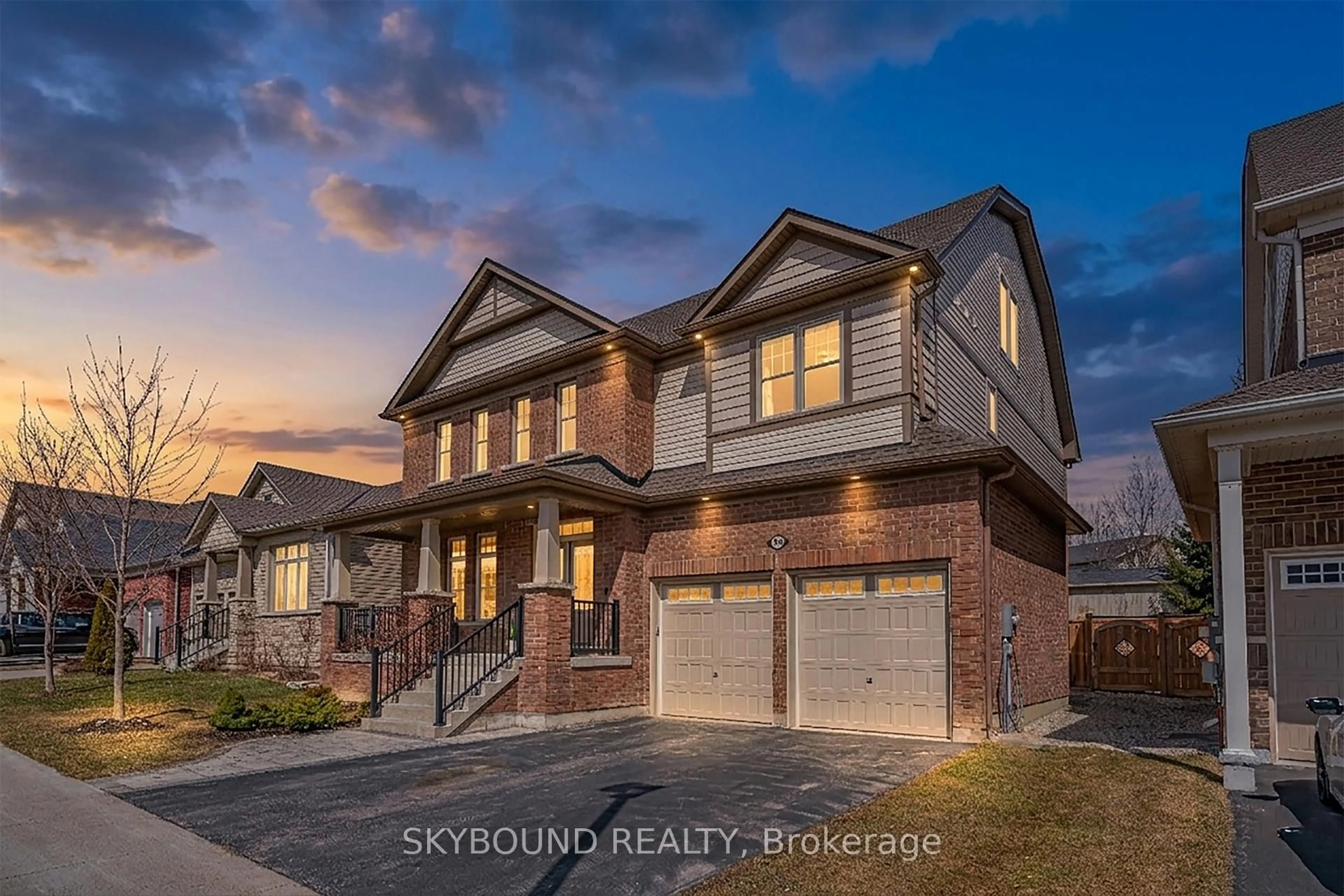 Home with brick exterior material, street for 80 Harpin Way, Centre Wellington Ontario N1M 0H1