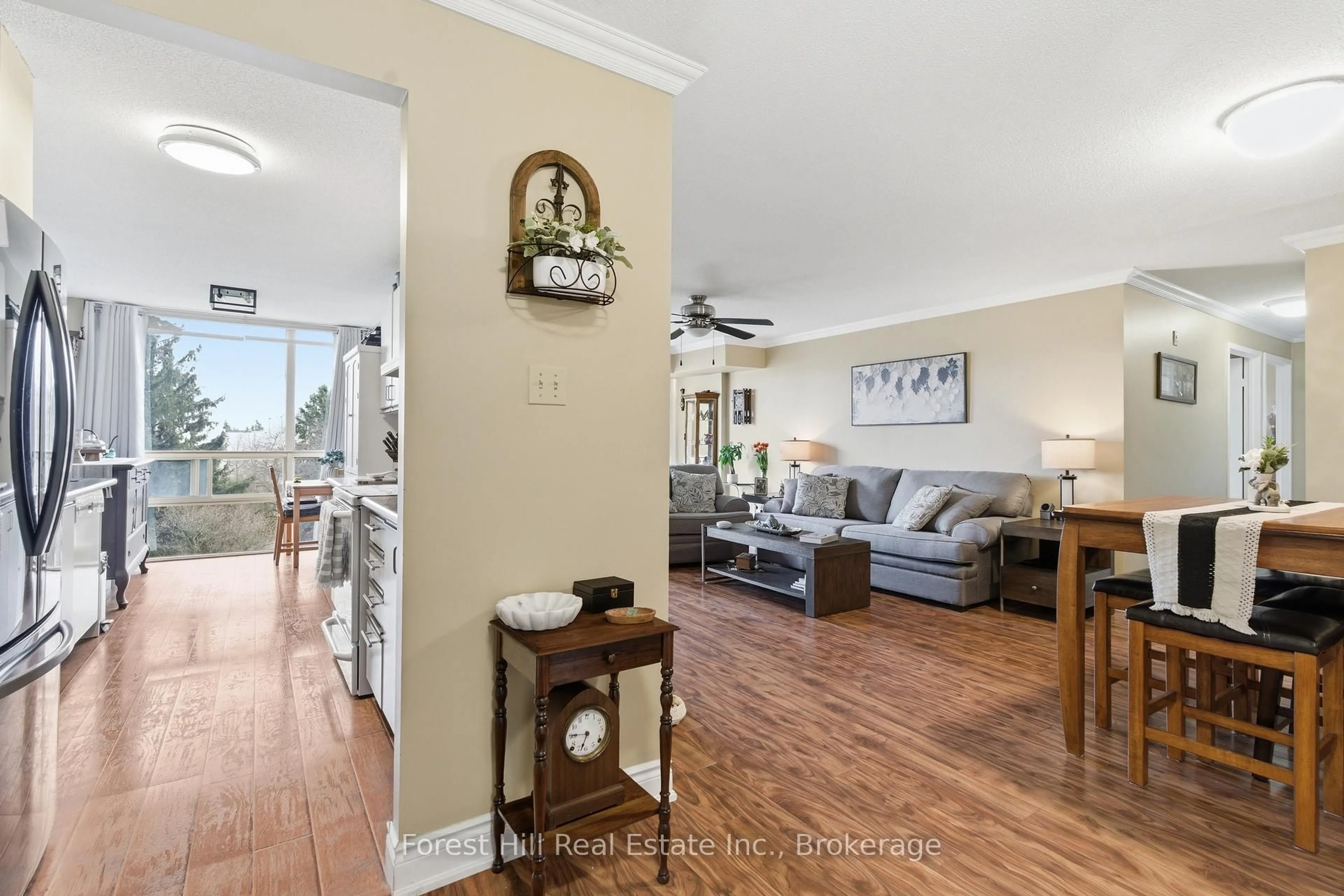 Living room with furniture, unknown for 55 Blue Springs Dr #402, Waterloo Ontario N2J 4T3