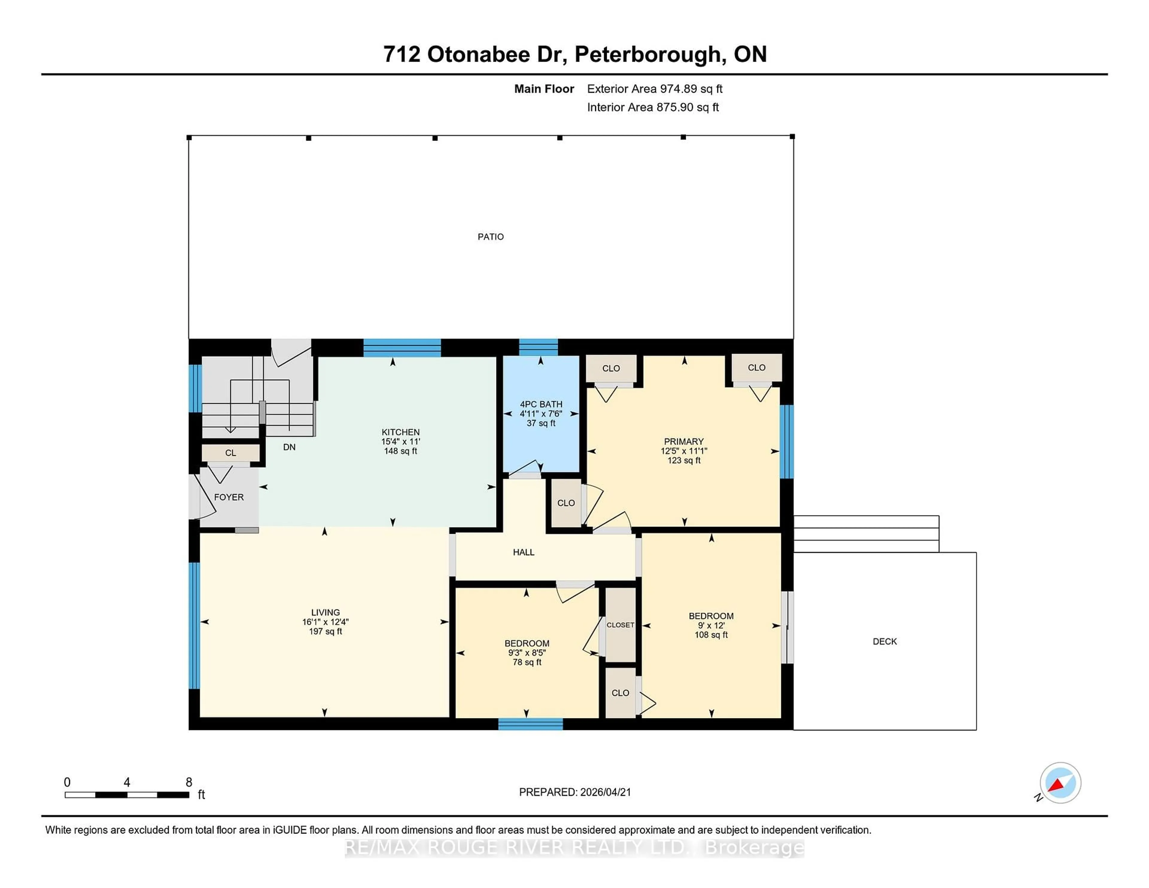 Floor plan for 712 Otonabee Dr, Peterborough Ontario K9J 7P9