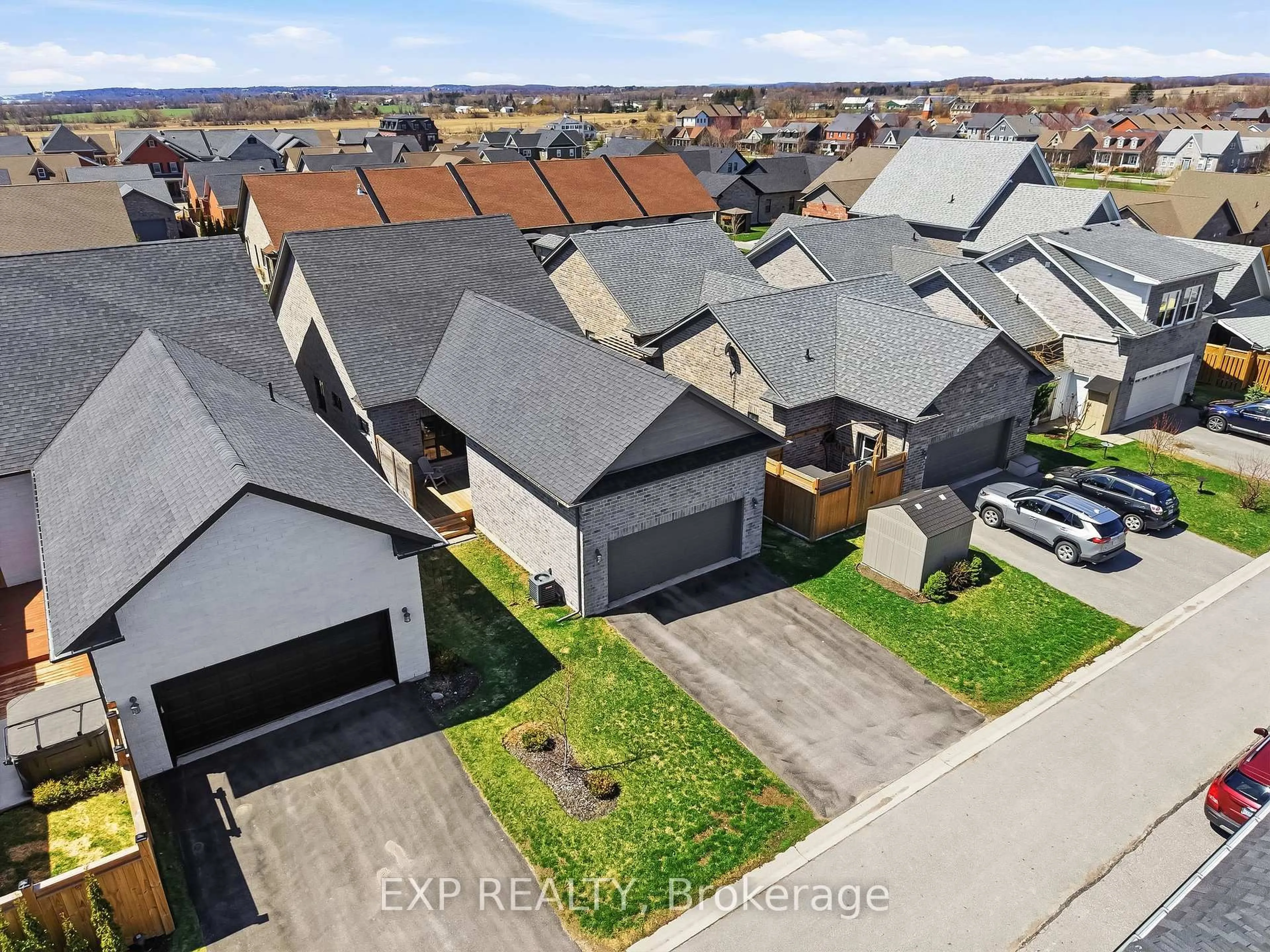 A pic from outside/outdoor area/front of a property/back of a property/a pic from drone, street for 726 Elmer Hutton St, Cobourg Ontario K9A 0K9