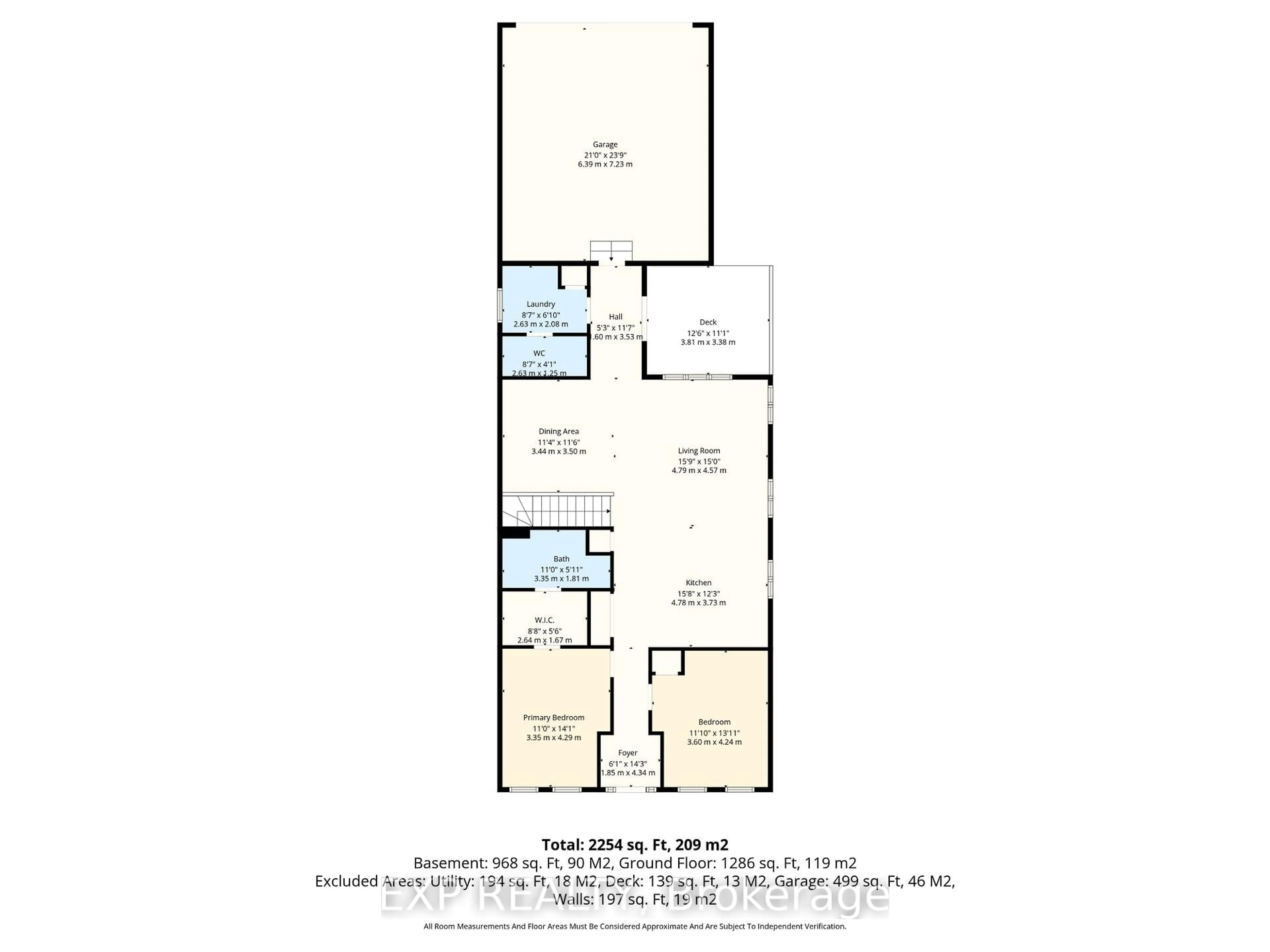 Floor plan for 726 Elmer Hutton St, Cobourg Ontario K9A 0K9