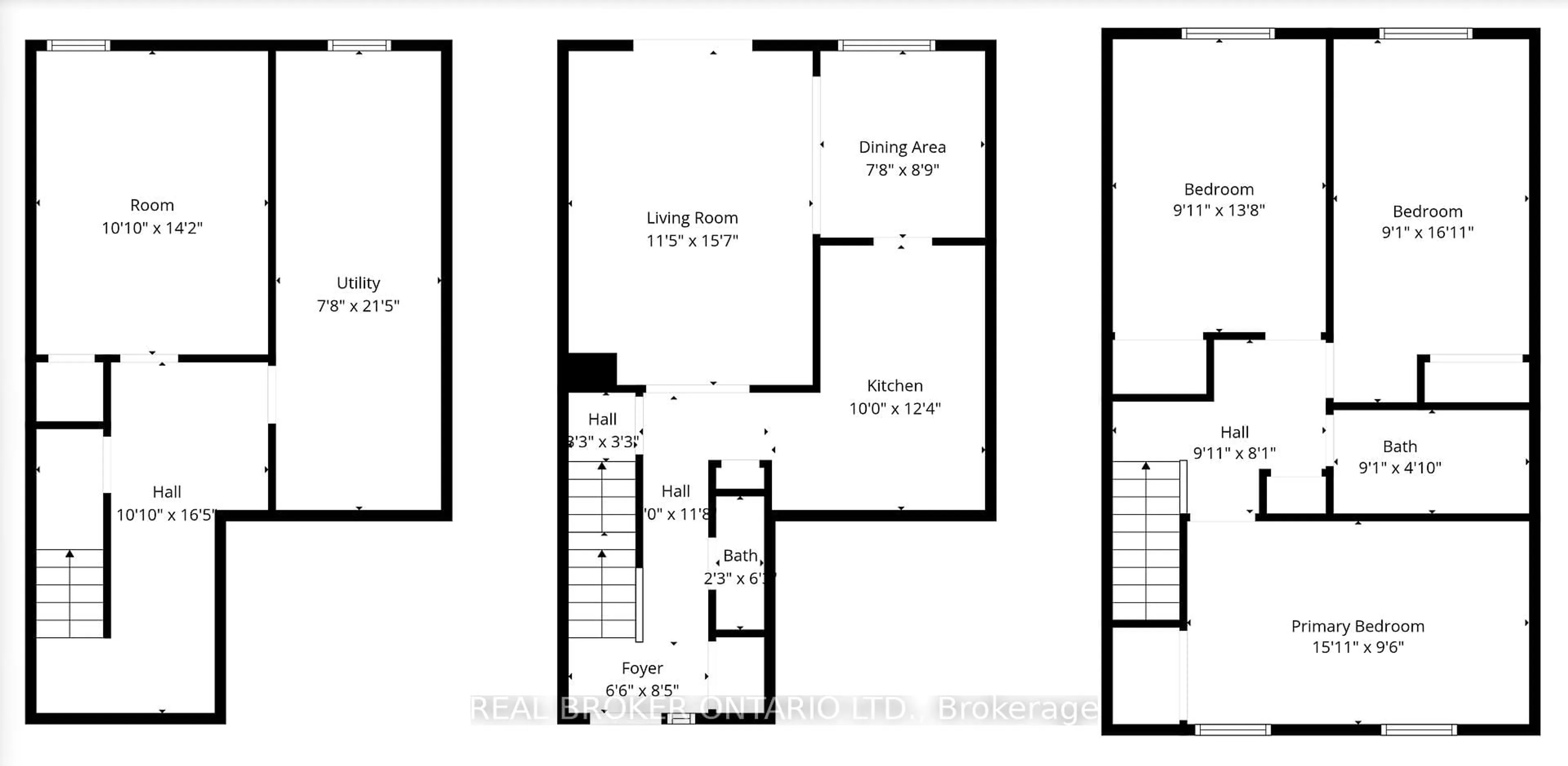Floor plan for 262 Kenora Ave #29, Hamilton Ontario L8E 3Y3