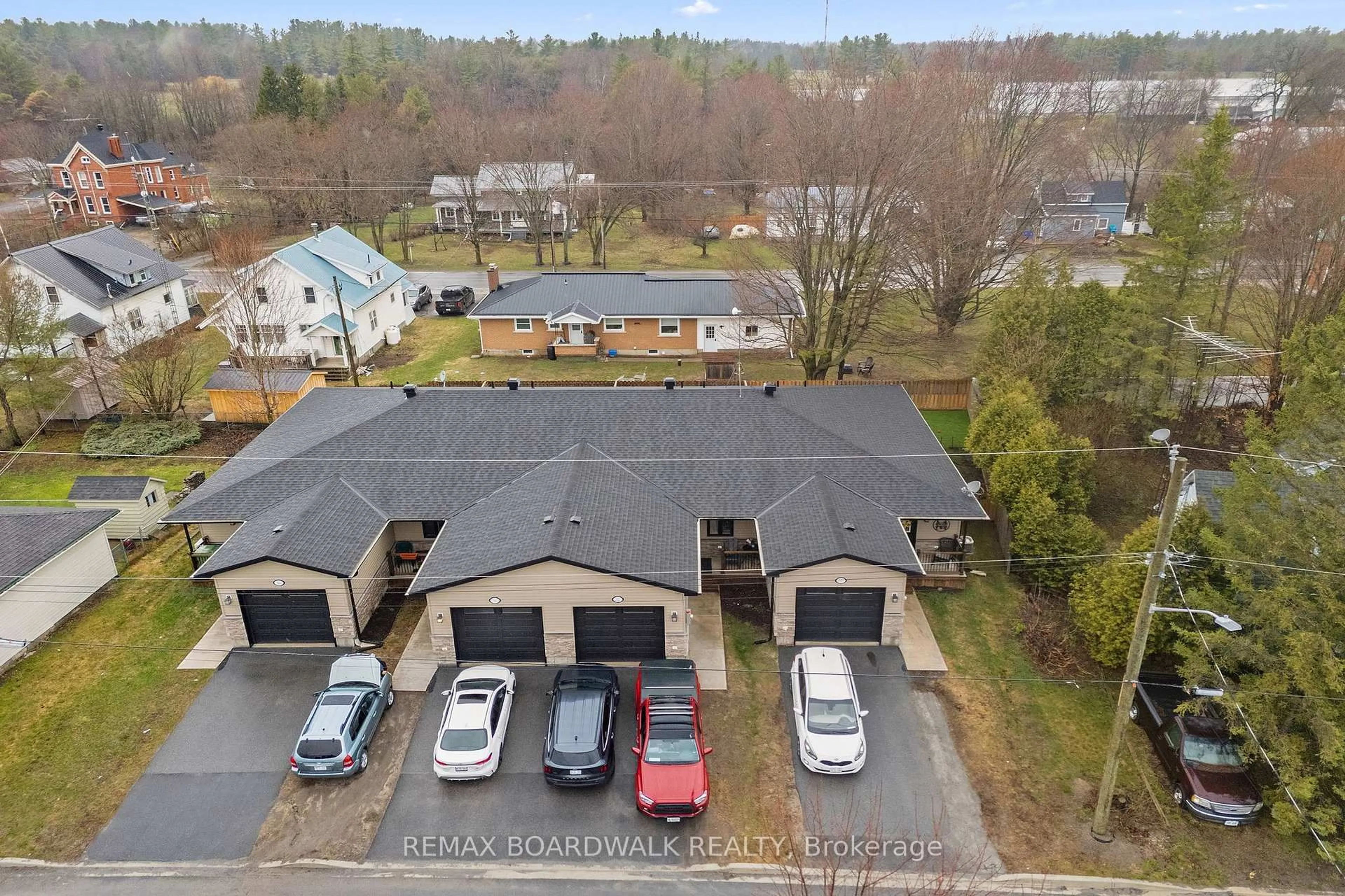 A pic from outside/outdoor area/front of a property/back of a property/a pic from drone, street for 32 David St #B, Edwardsburgh/Cardinal Ontario K0E 1X0