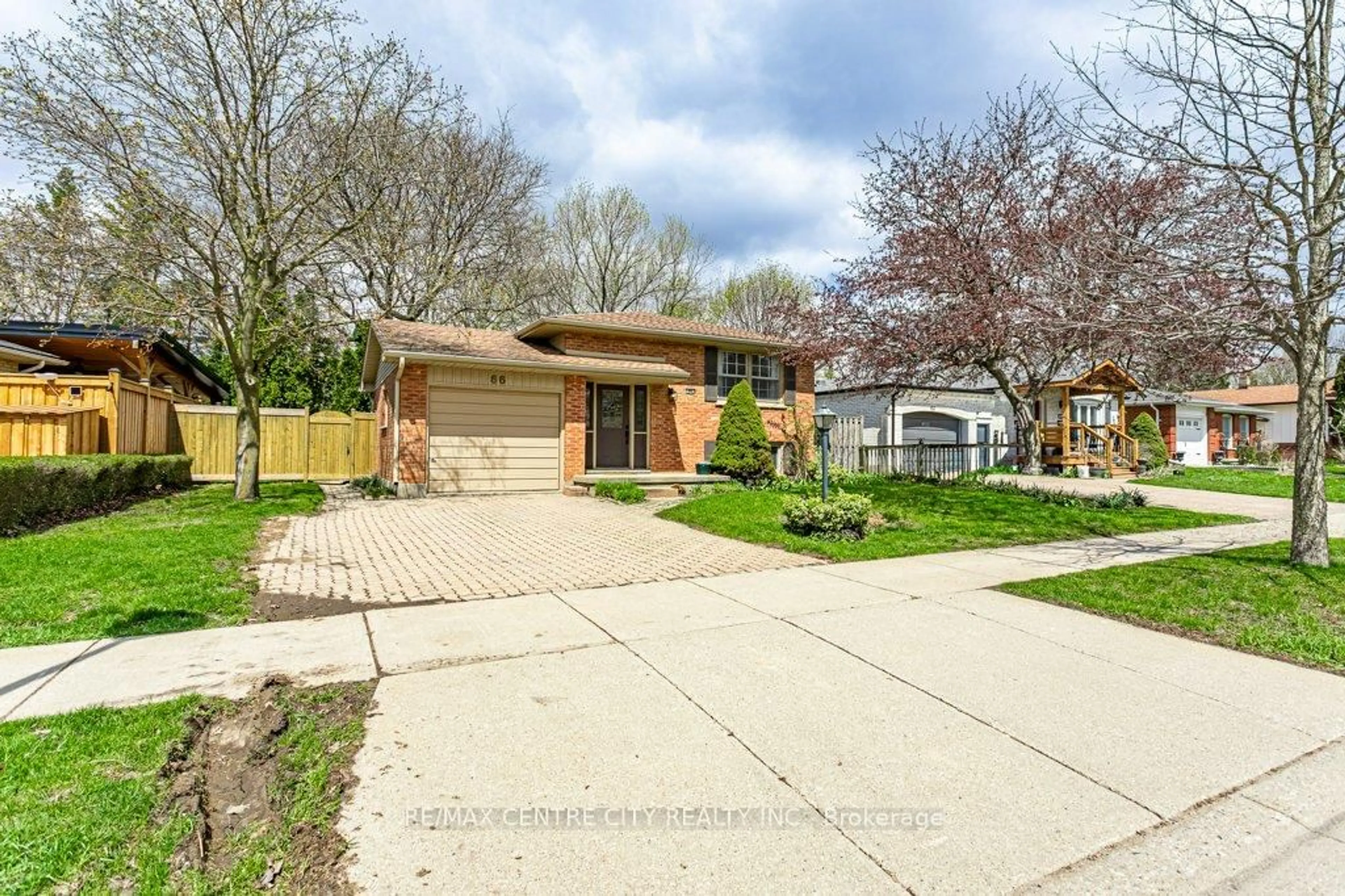 Home with brick exterior material, street for 66 Blackacres Blvd, London North Ontario N6G 2G6