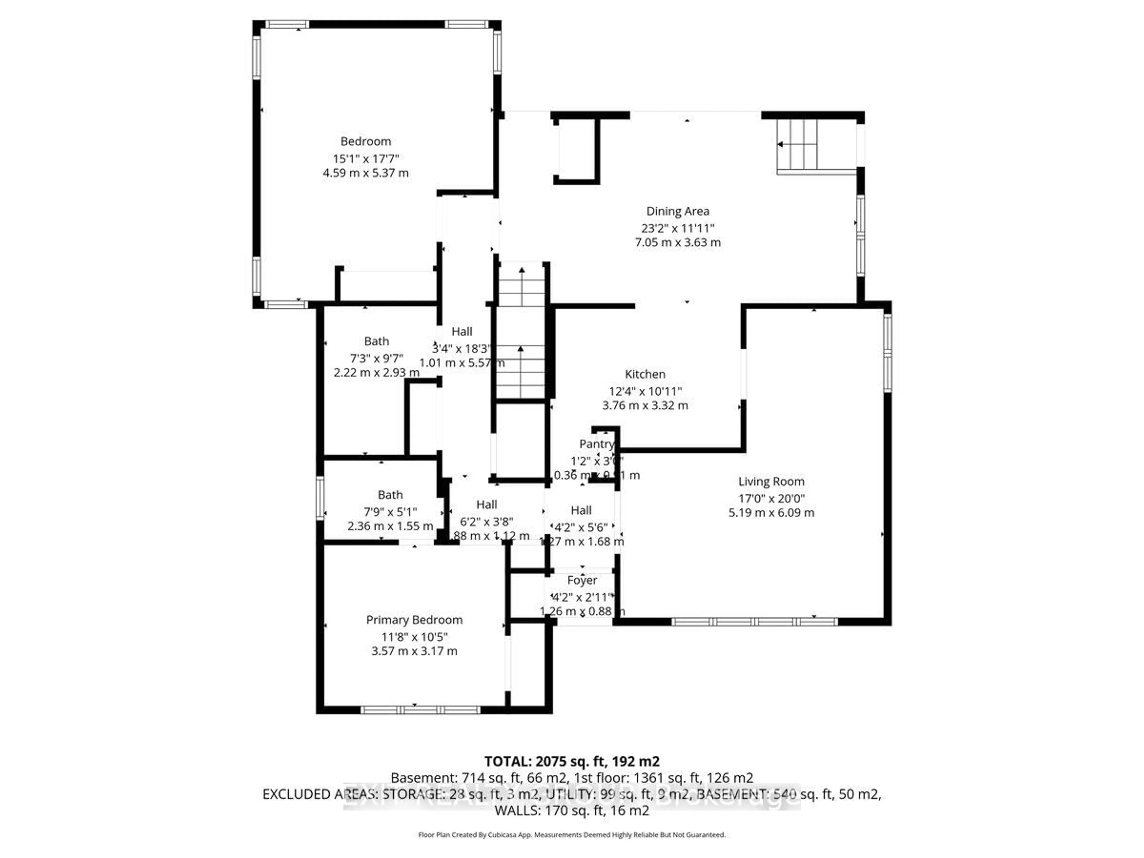 Floor plan for 188 Riverside Pkwy, Hastings Ontario K0K 2C0