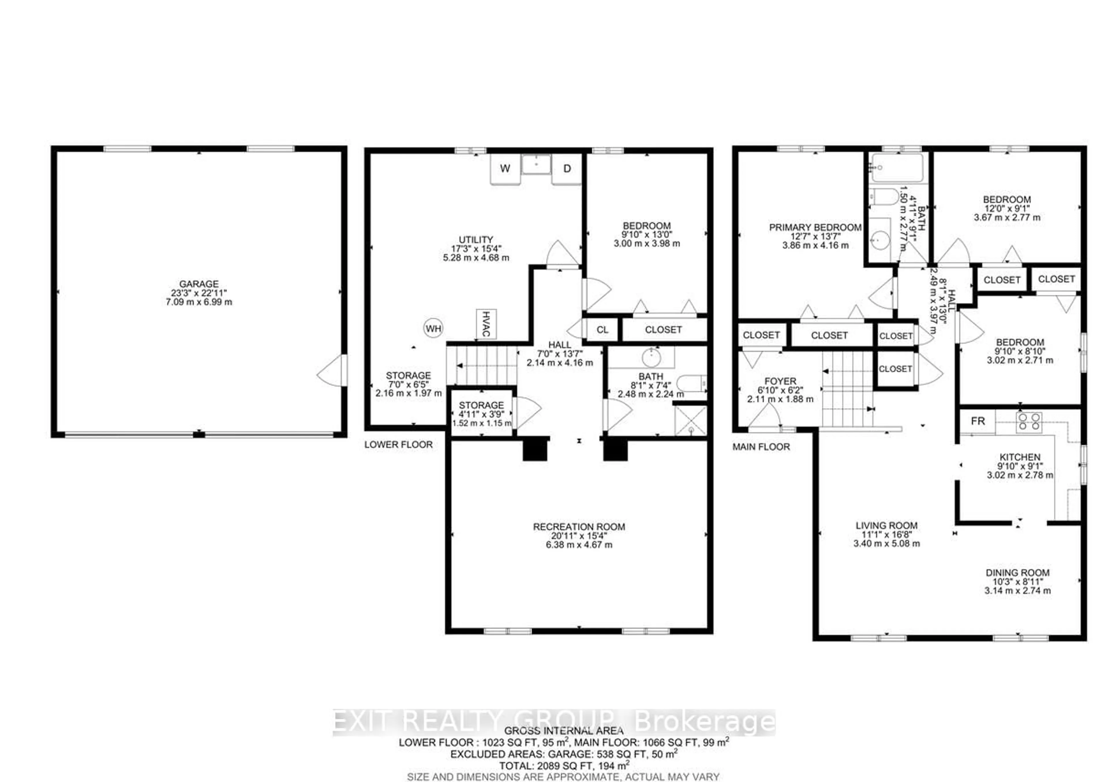 Floor plan for 30 Charlotte St, Quinte West Ontario K8V 2B9