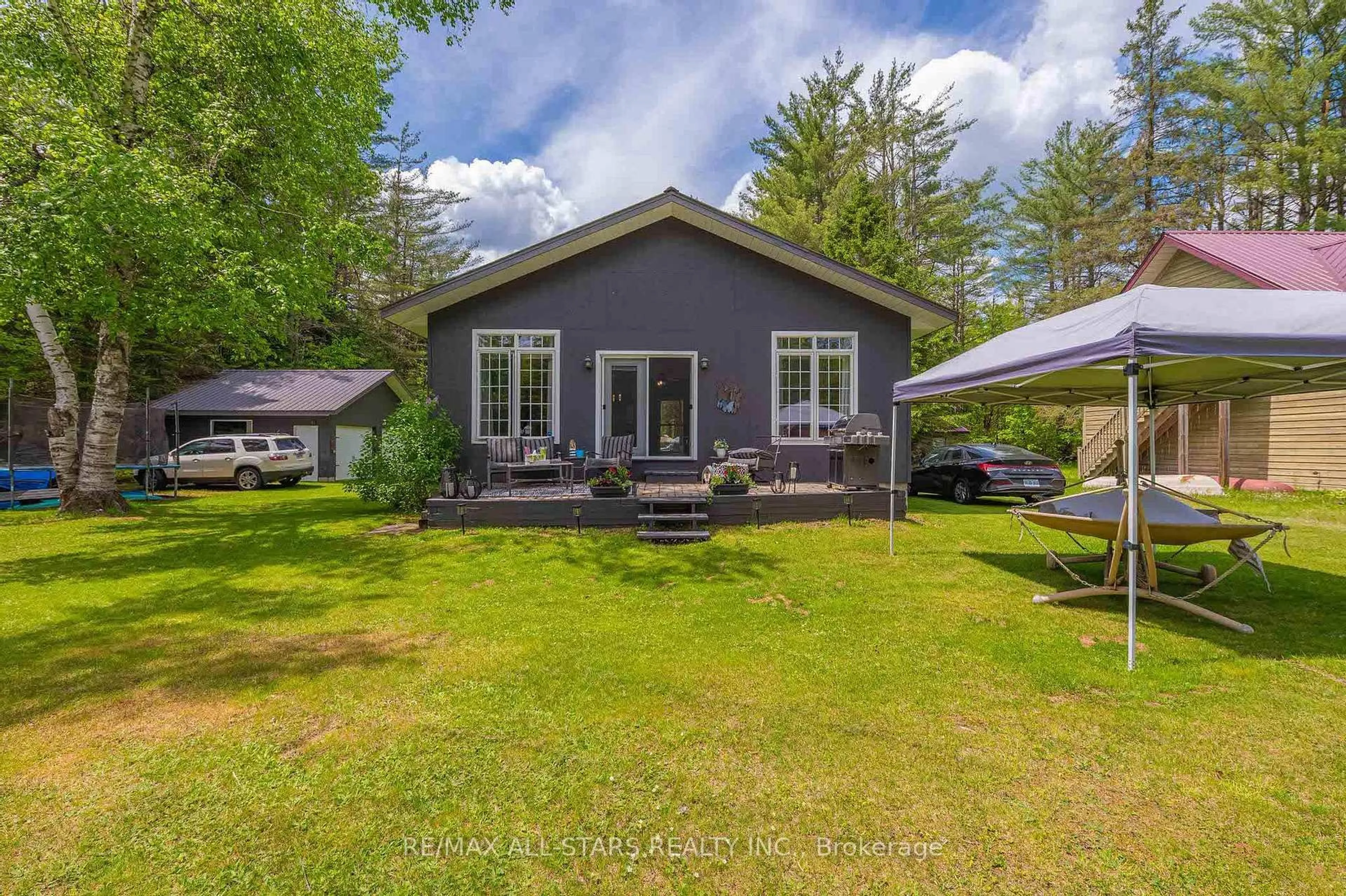 A pic from outside/outdoor area/front of a property/back of a property/a pic from drone, unknown for 24 Relax Ave, Kawartha Lakes Ontario K0M 2L0