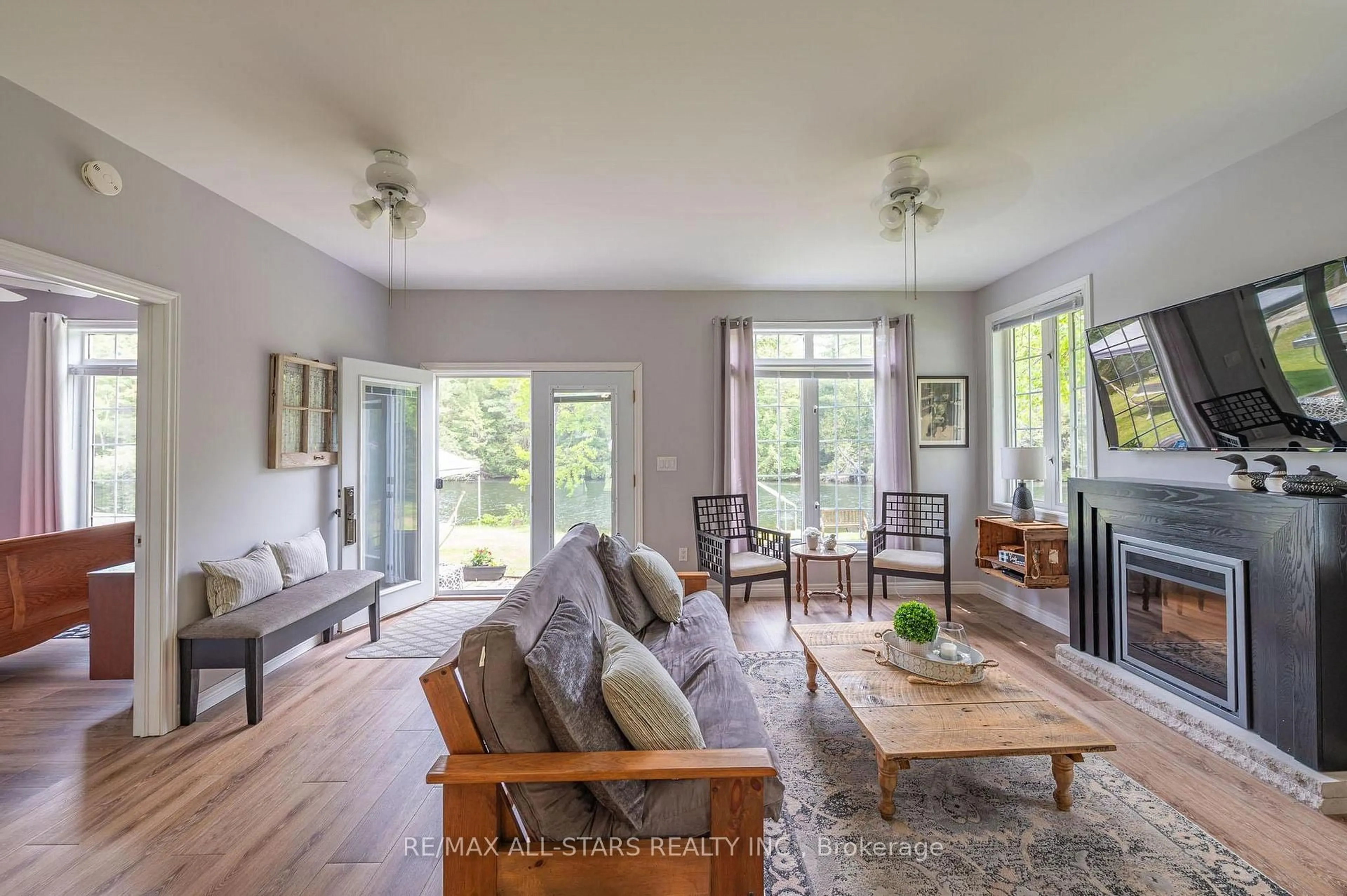 Living room with furniture, unknown for 24 Relax Ave, Kawartha Lakes Ontario K0M 2L0